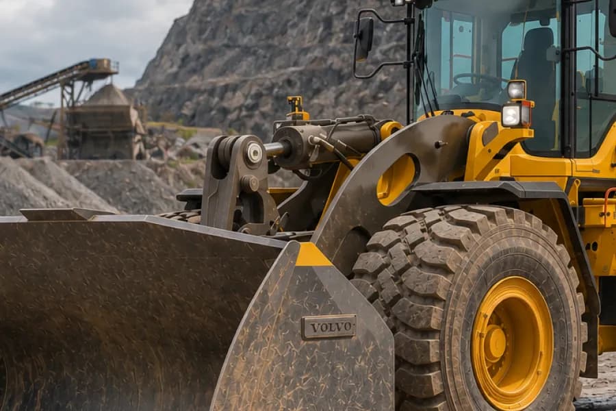 Volvo L120H Loader Jack View