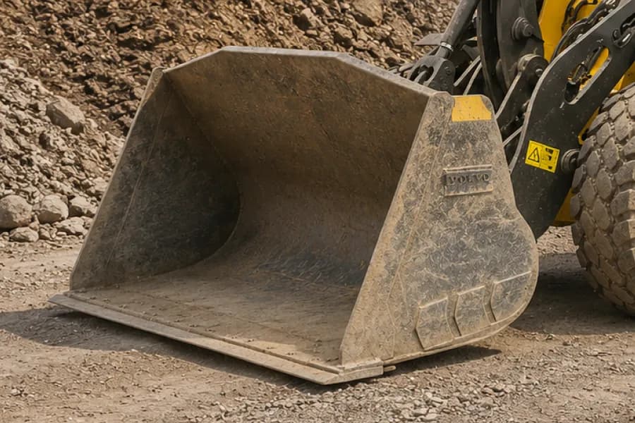 Volvo L90H Bucket View