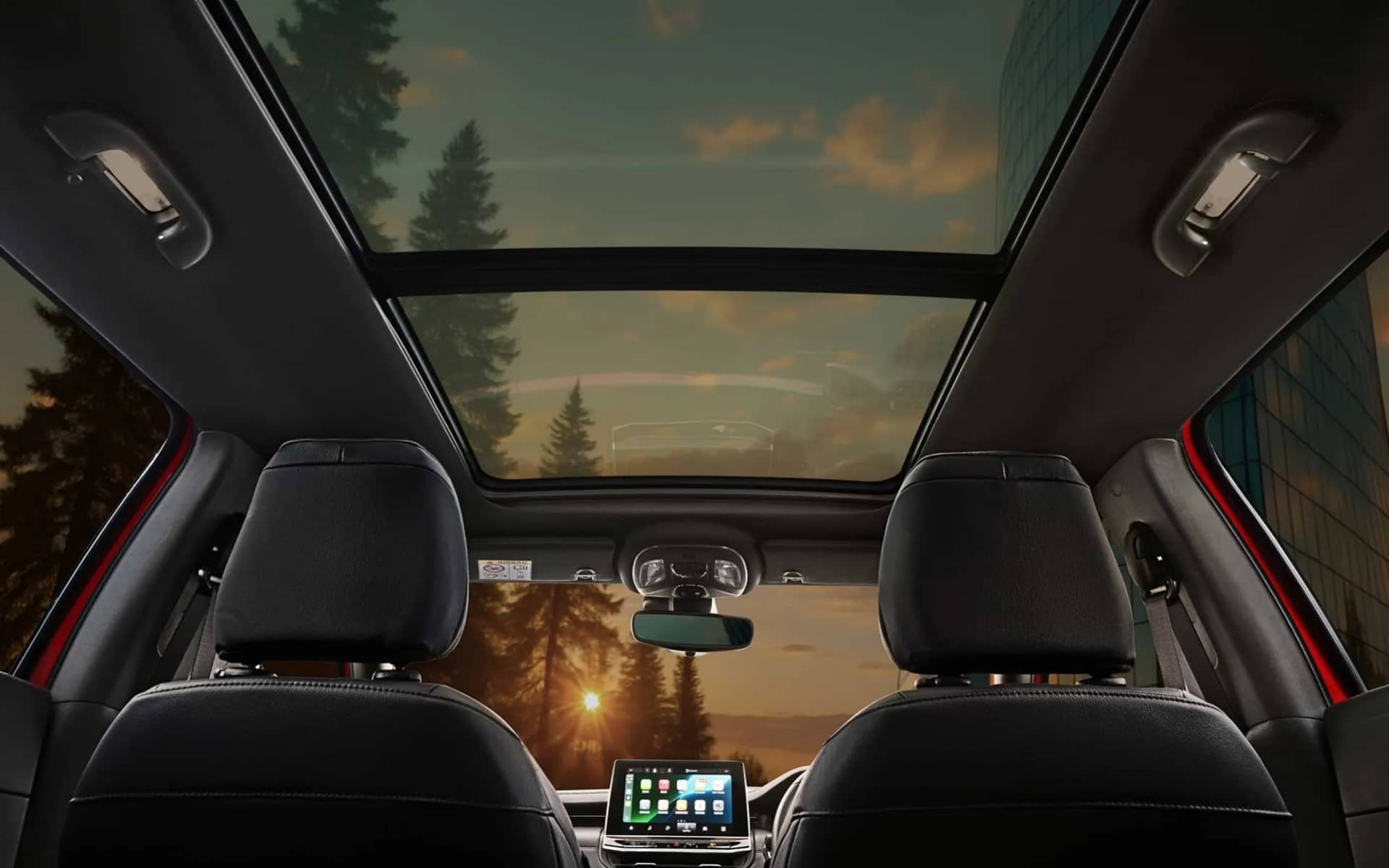 Dual-Pane Panoramic Sunroof