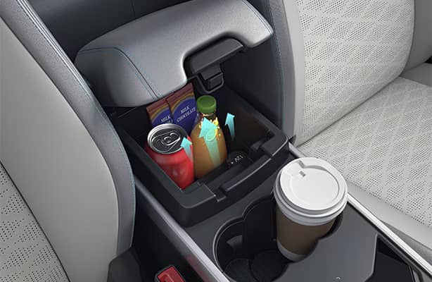 Cooled Storage Under Armrest