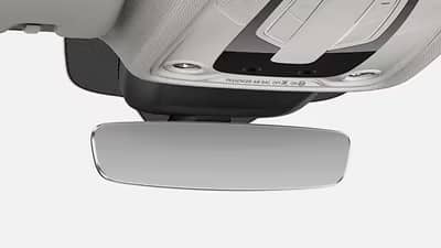 Auto-dimming interior rearview mirror, frameless