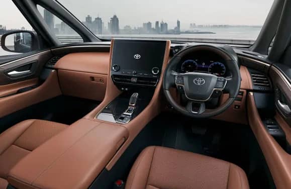 Dashboard With Leather Finish & Wooden Inserts
