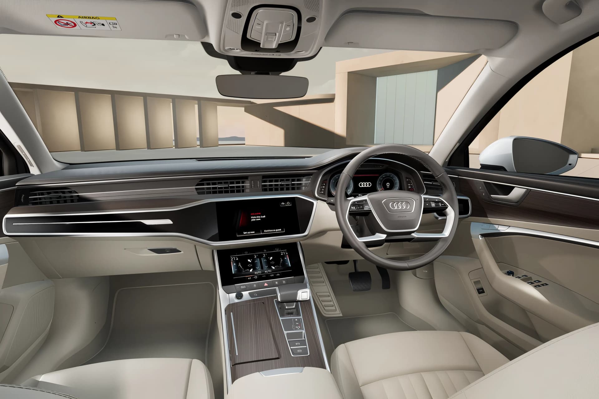 Audi A6 Dashboard View
