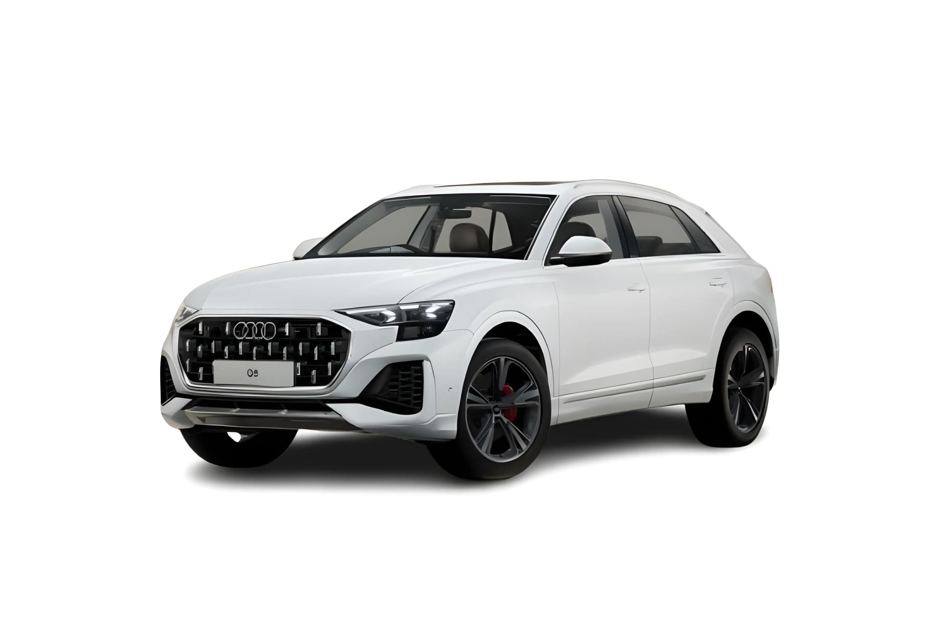 Audi Q8 Glacier White Metallic color