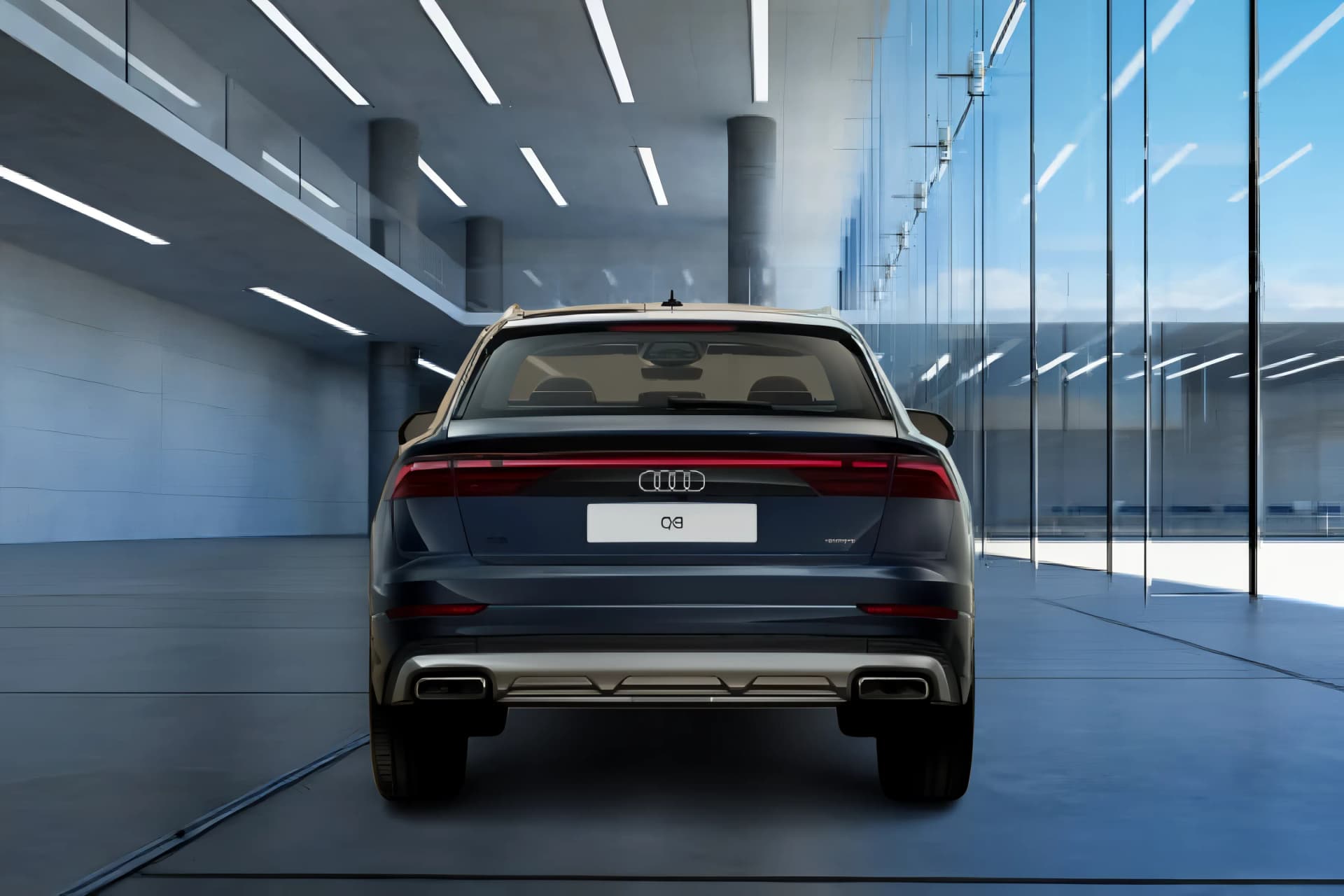 Audi Q8 Rear View