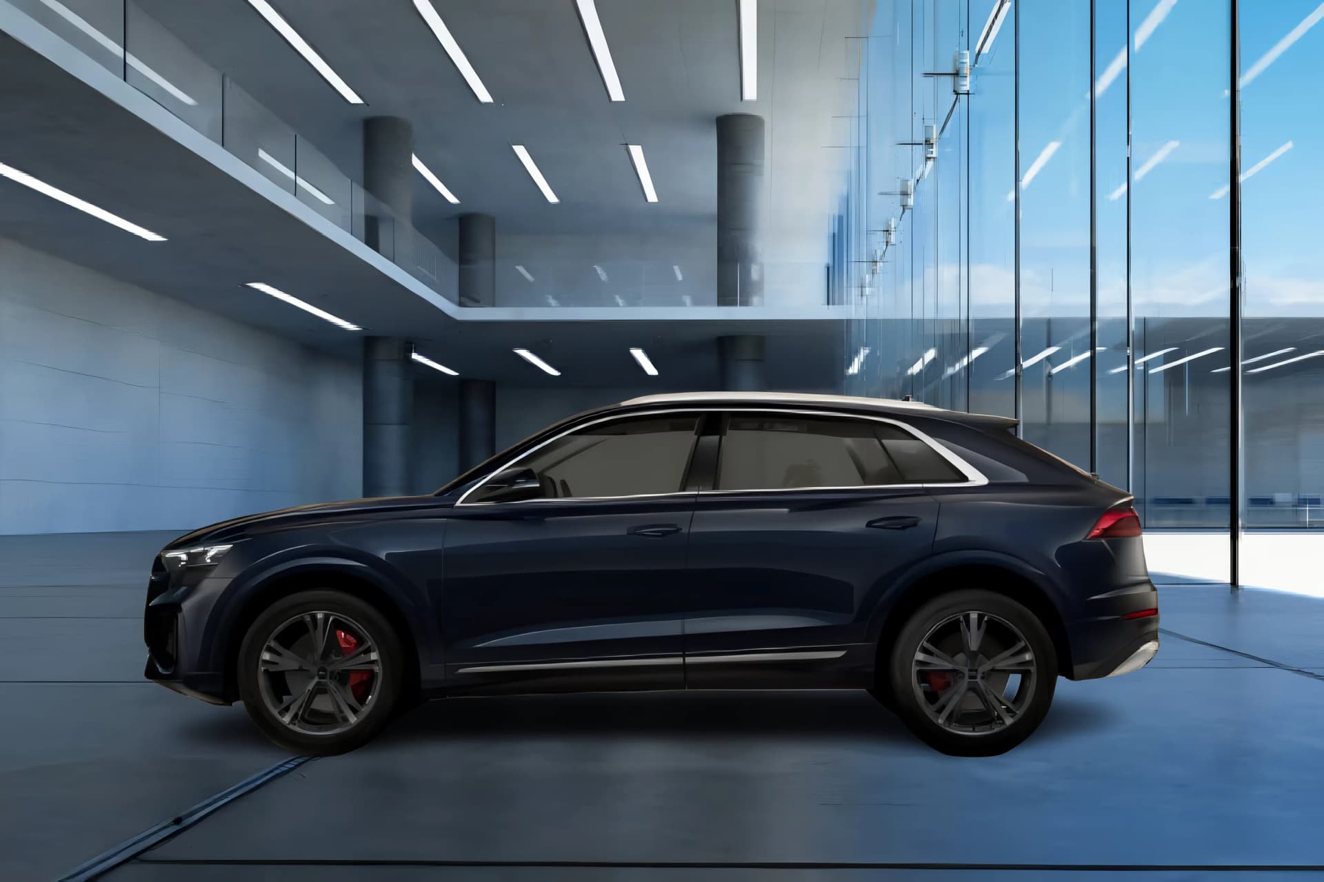 Audi Q8 Left Side View