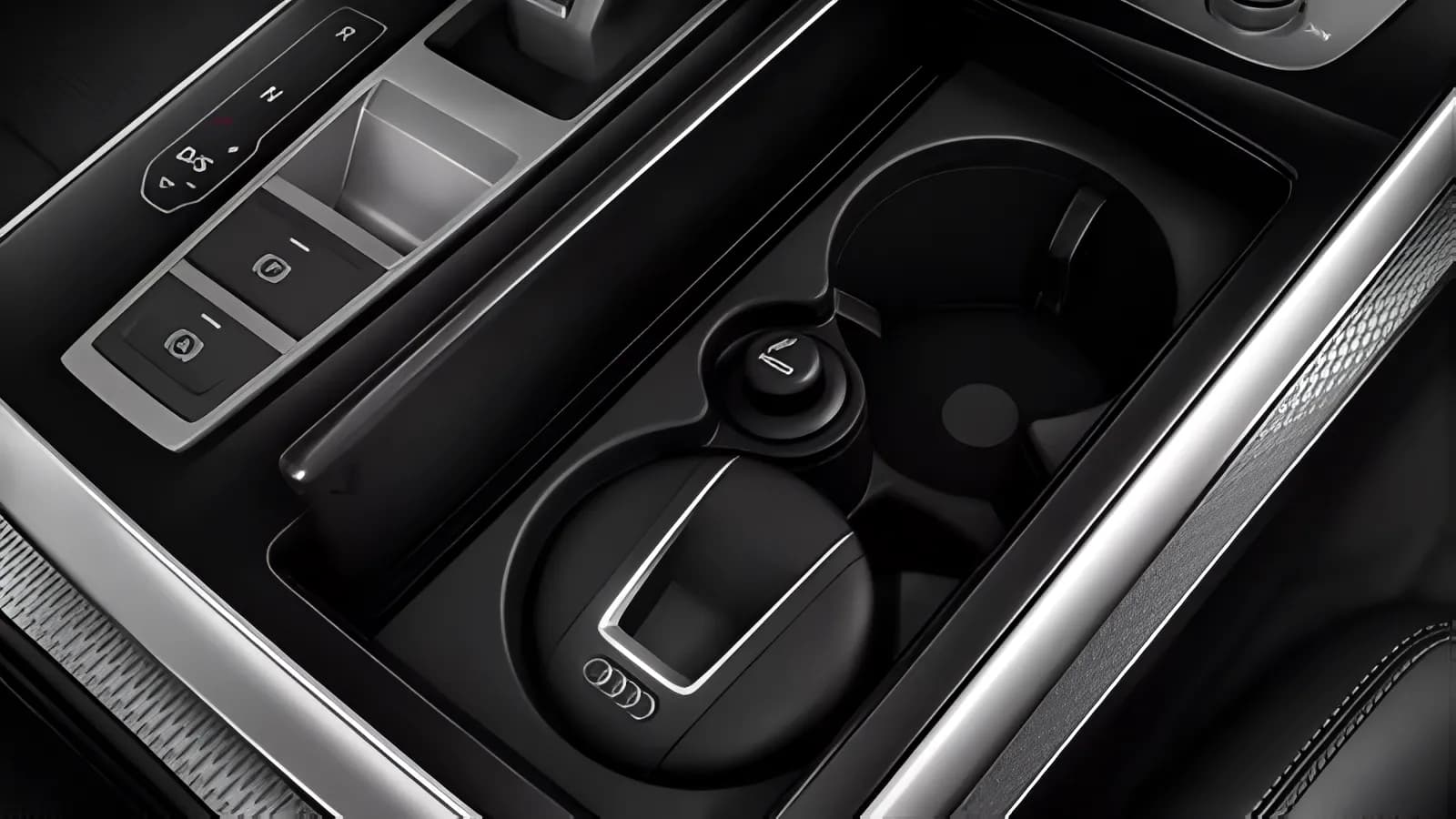 Audi Q8 Cup Holder View