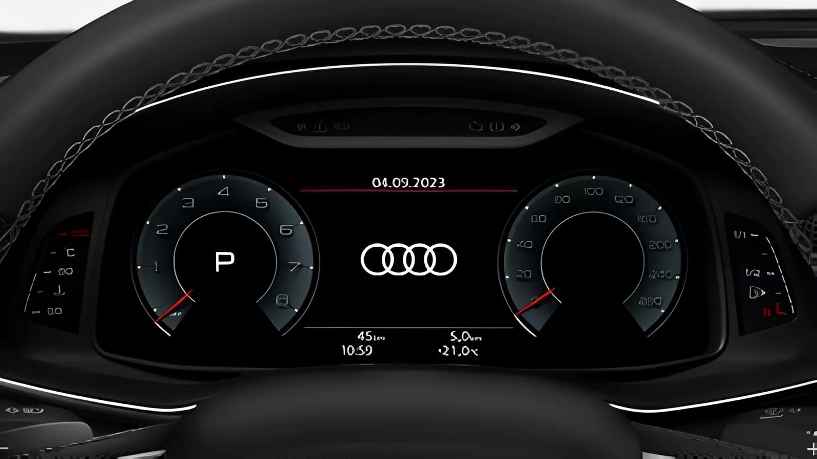 Audi Q8 Digital Cluster View