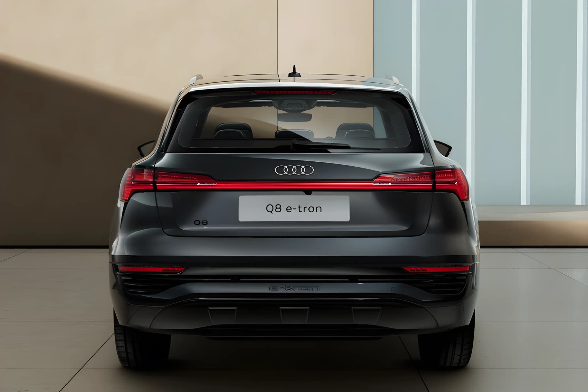 Audi Q8 E Tron EV Images Rear View