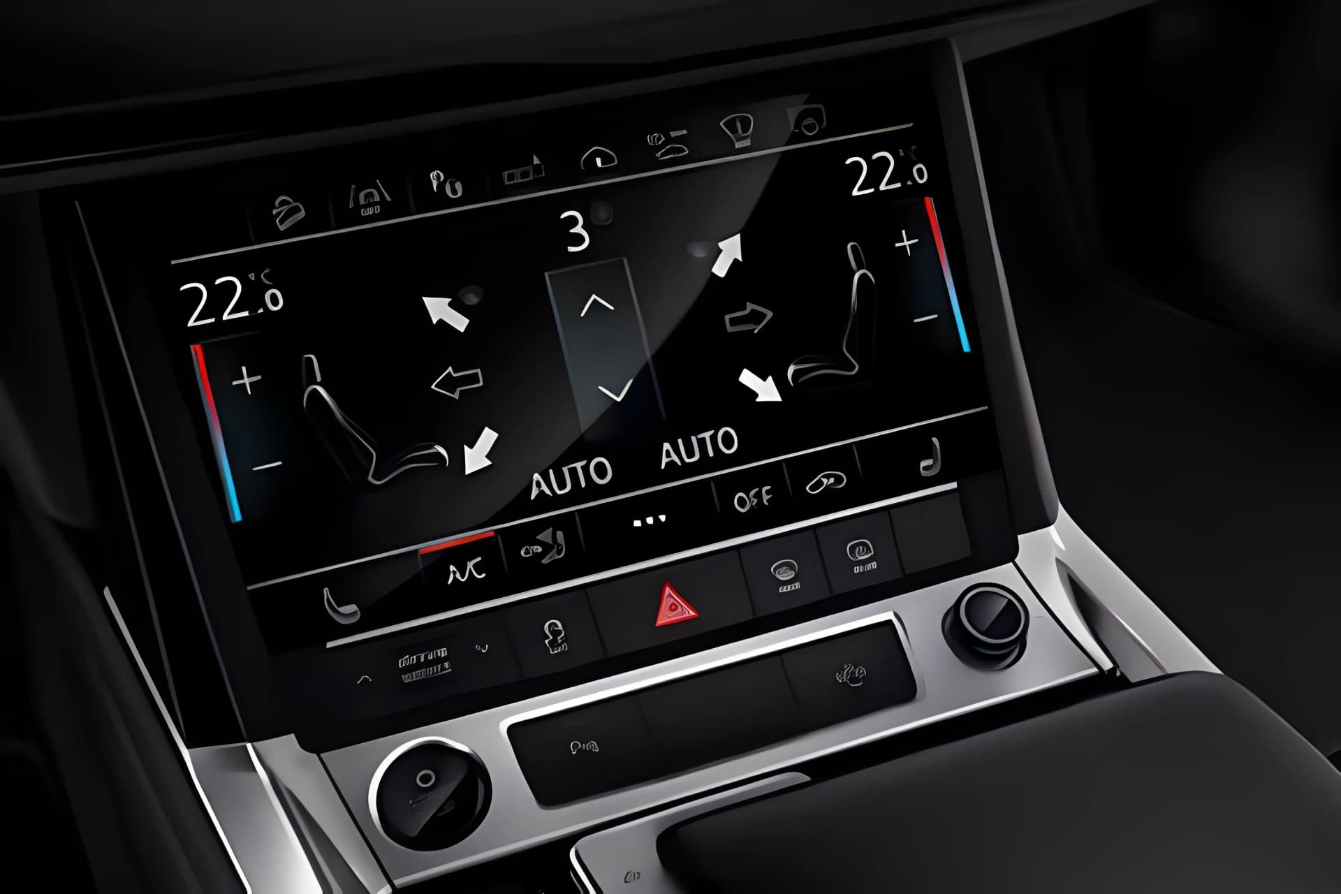 Audi Q8 E Tron Sportback EV Touch Screen View
