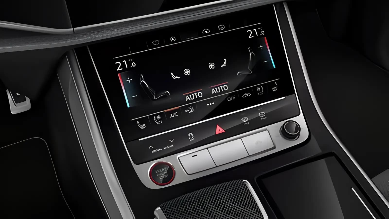 Audi RS Q8 Infotainment System View