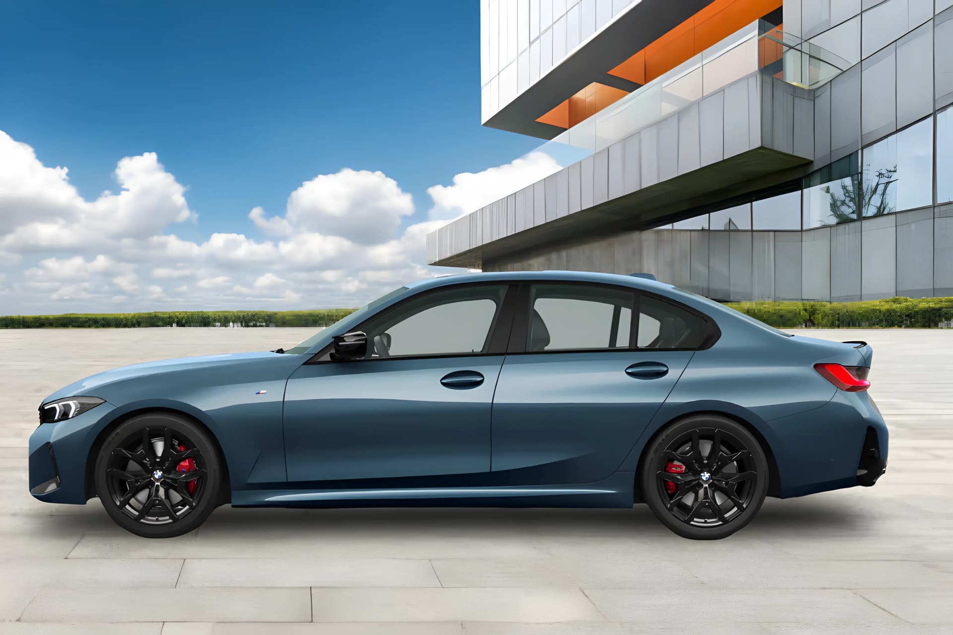 BMW 3 Series Left Side View