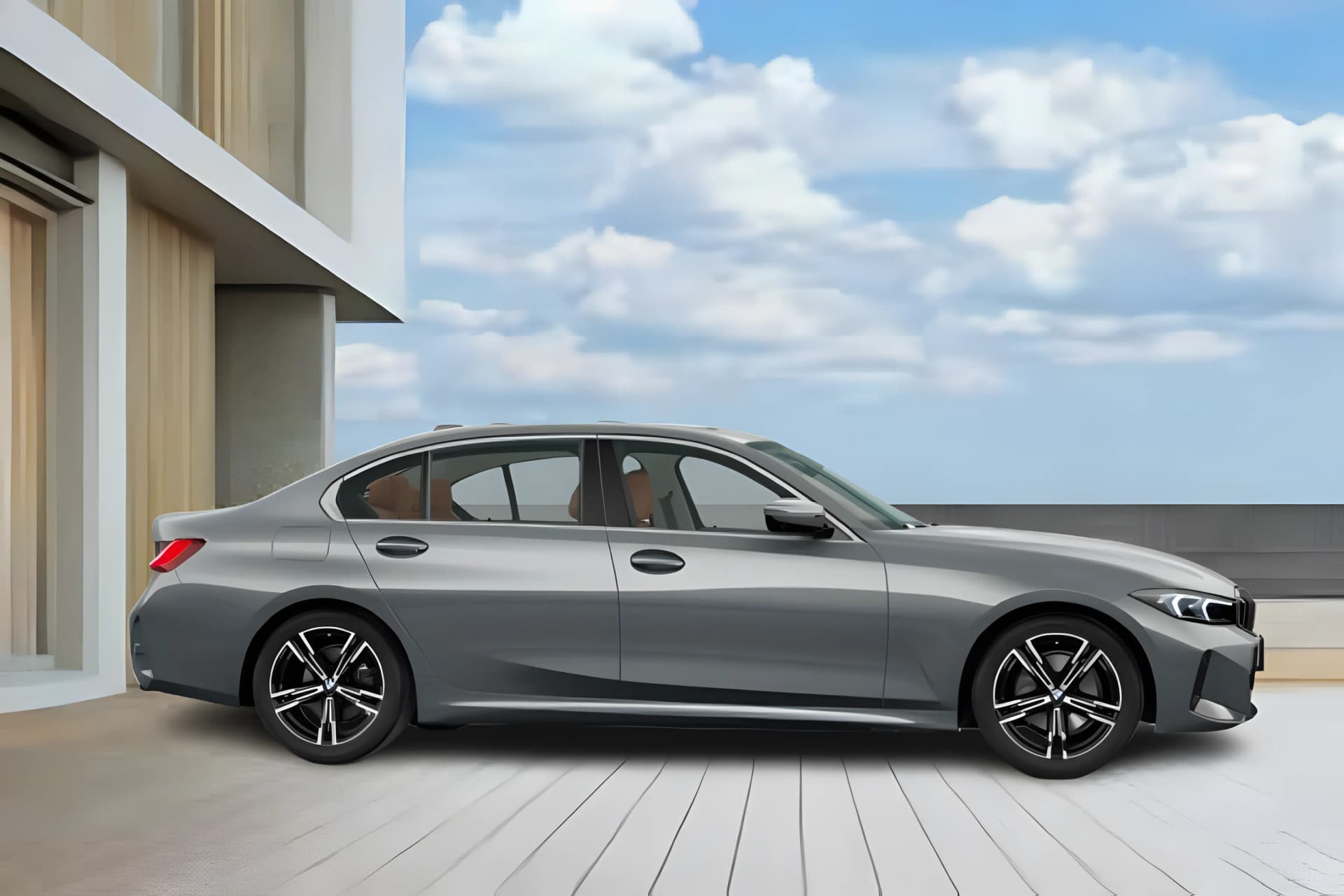 BMW 3 Series Long Wheelbase Right Side View