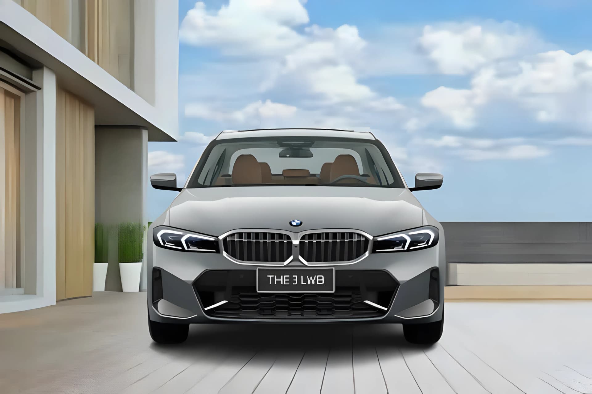 BMW 3 Series Long Wheelbase Front View