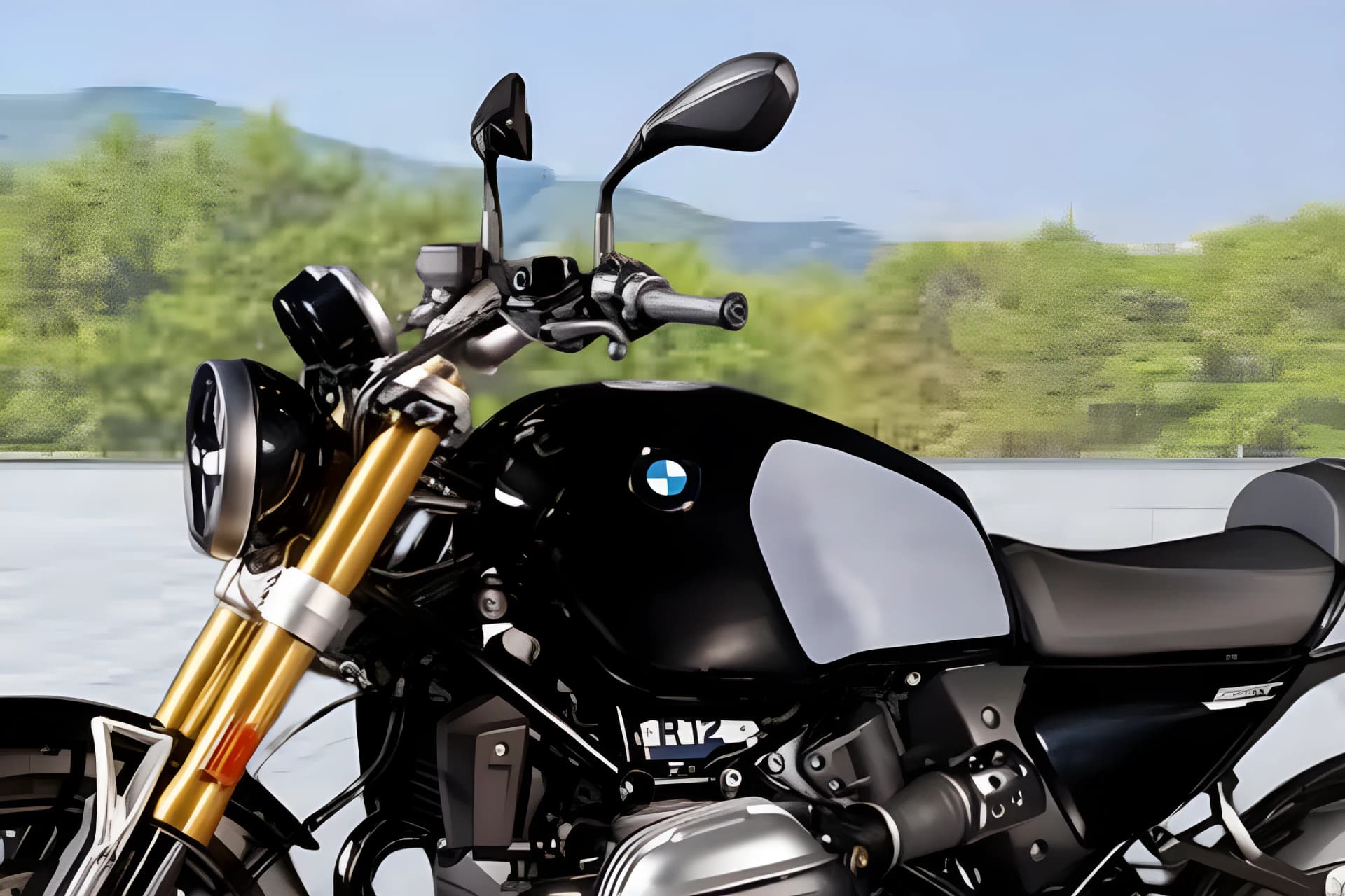 BMW R 12 Nine T Fuel Tank View