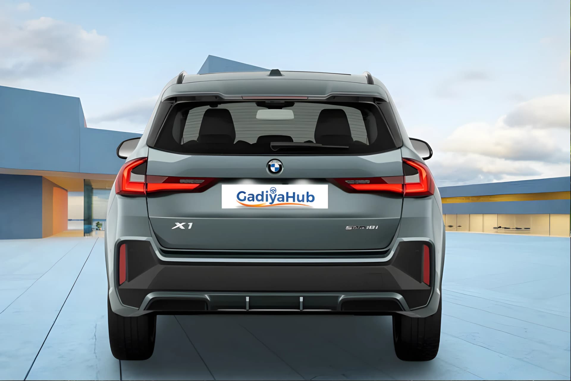 BMW X1 Rear View