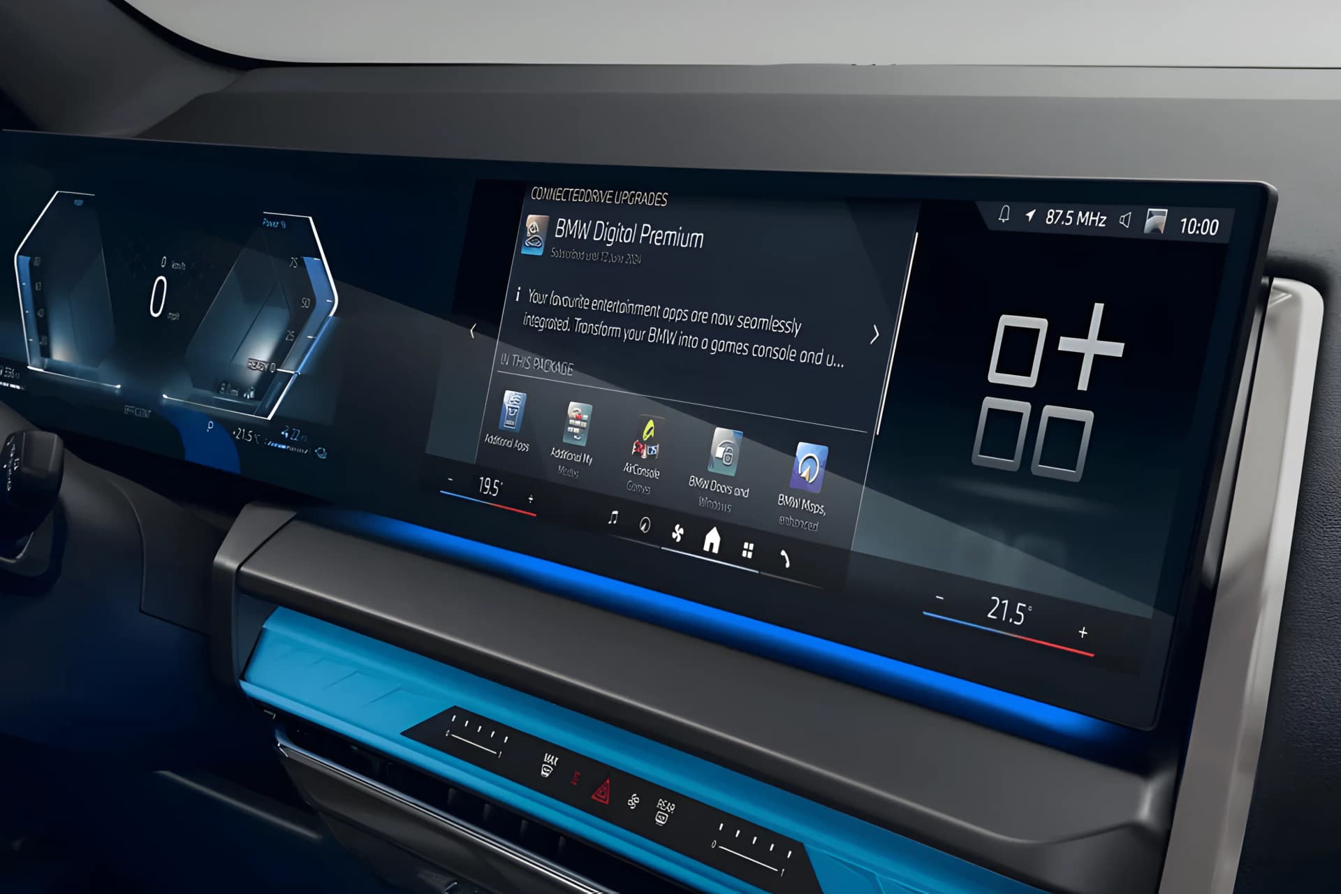 BMW X3 Infotainment System View