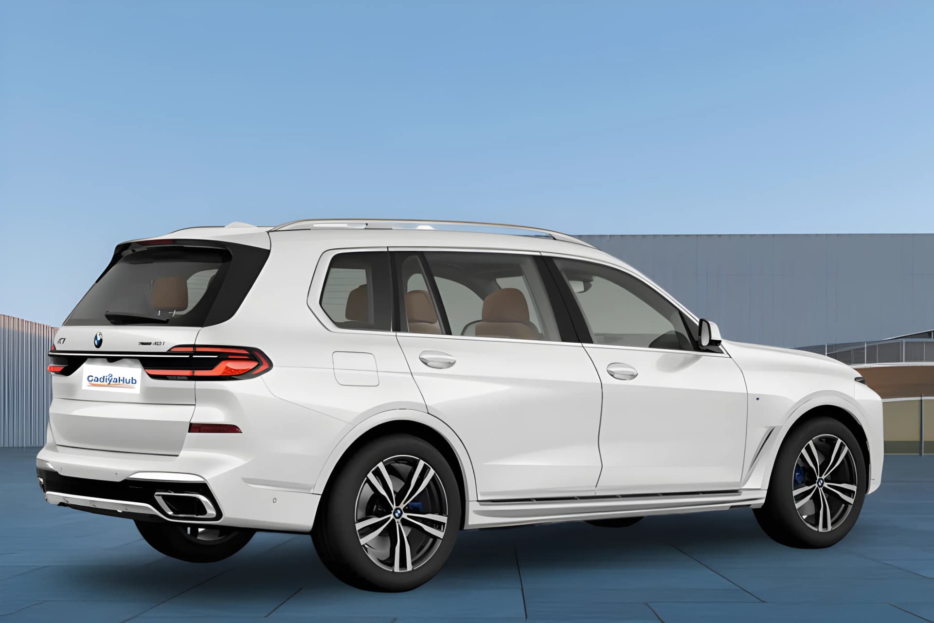 BMW X7 Rear Right View