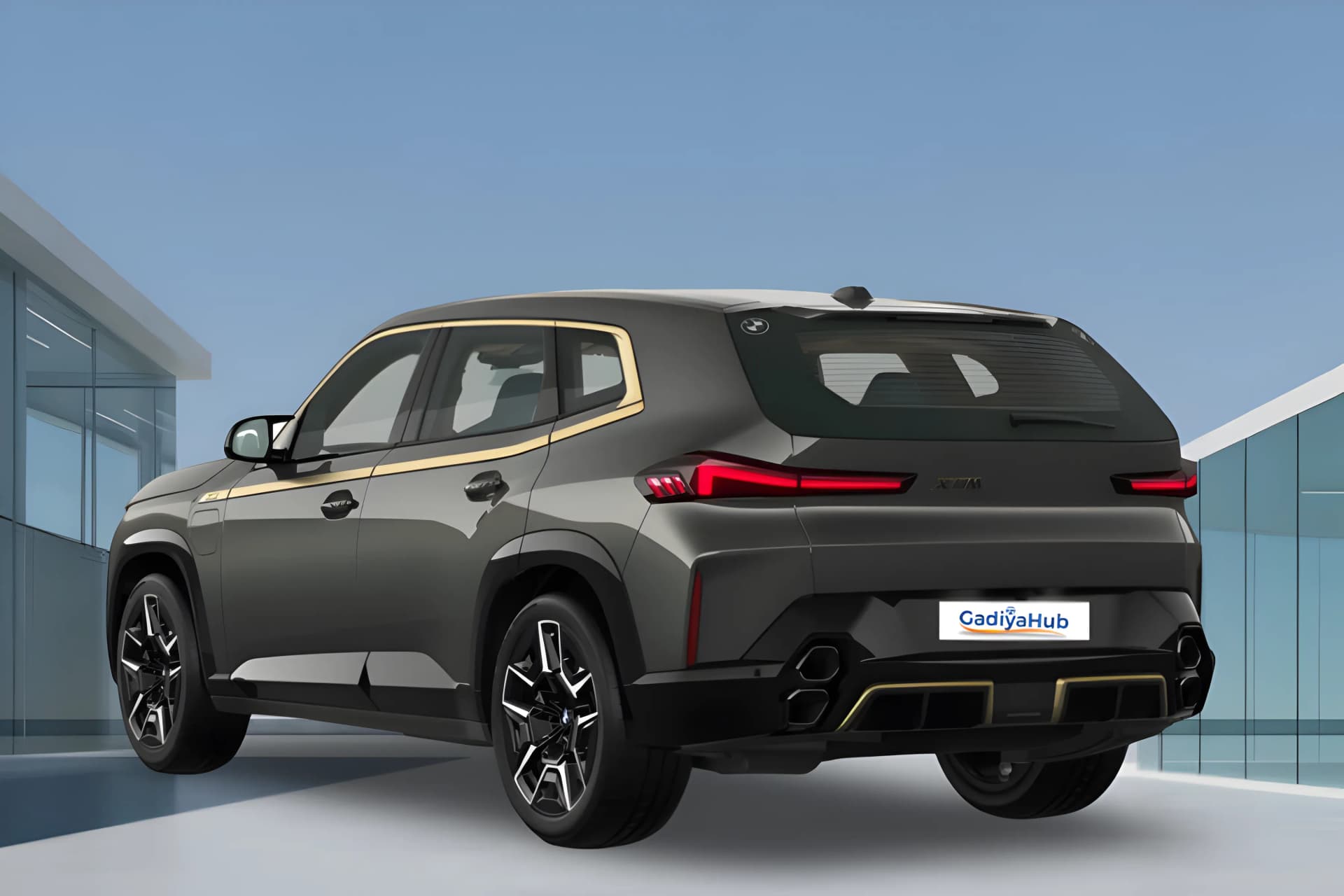 BMW XM Hybrid Rear Left View