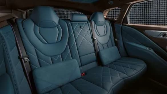 BMW XM Rear Seat View