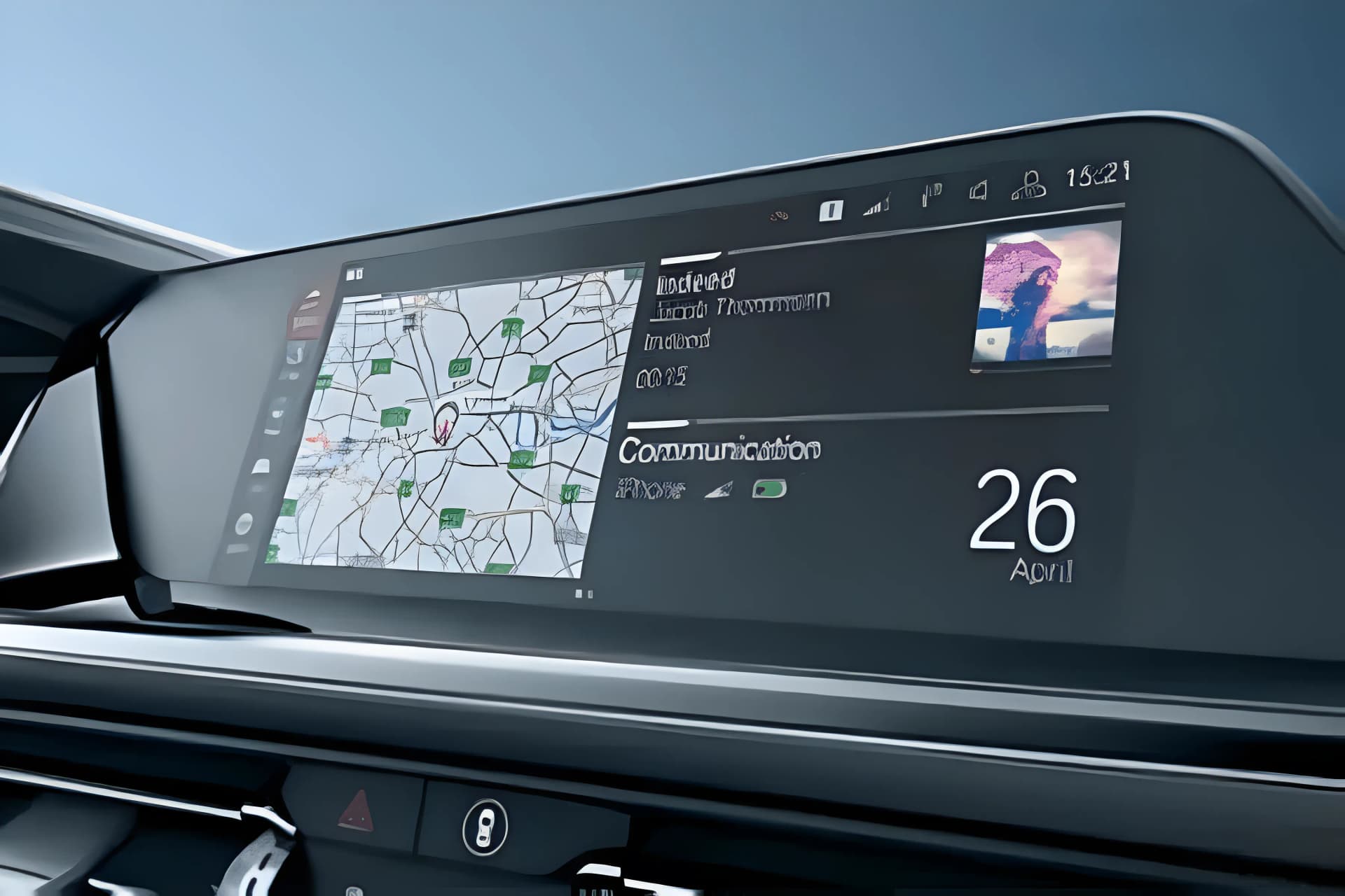 BMW Z4 Touch Screen View