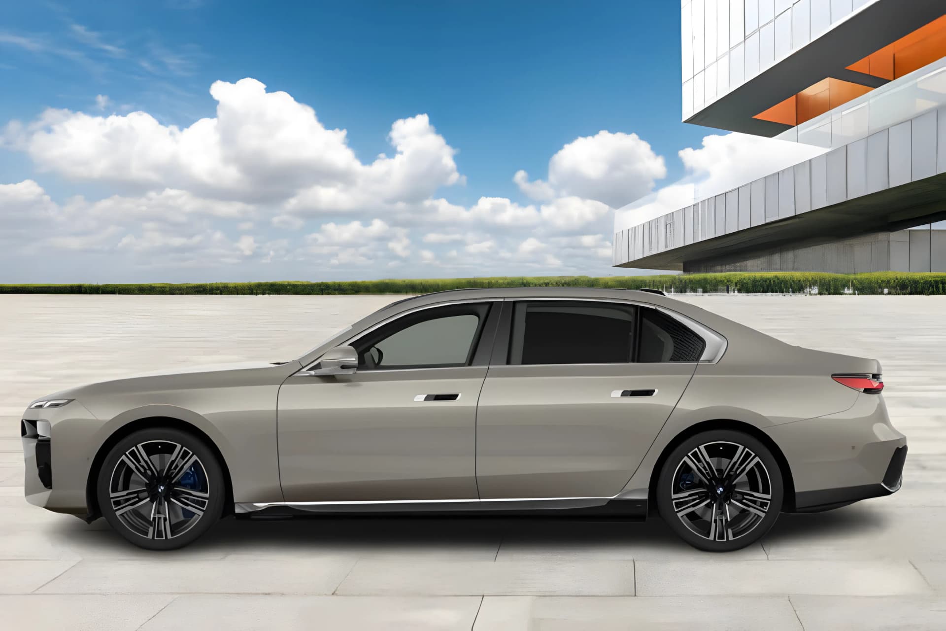 BMW i7 M Electric Left Side View