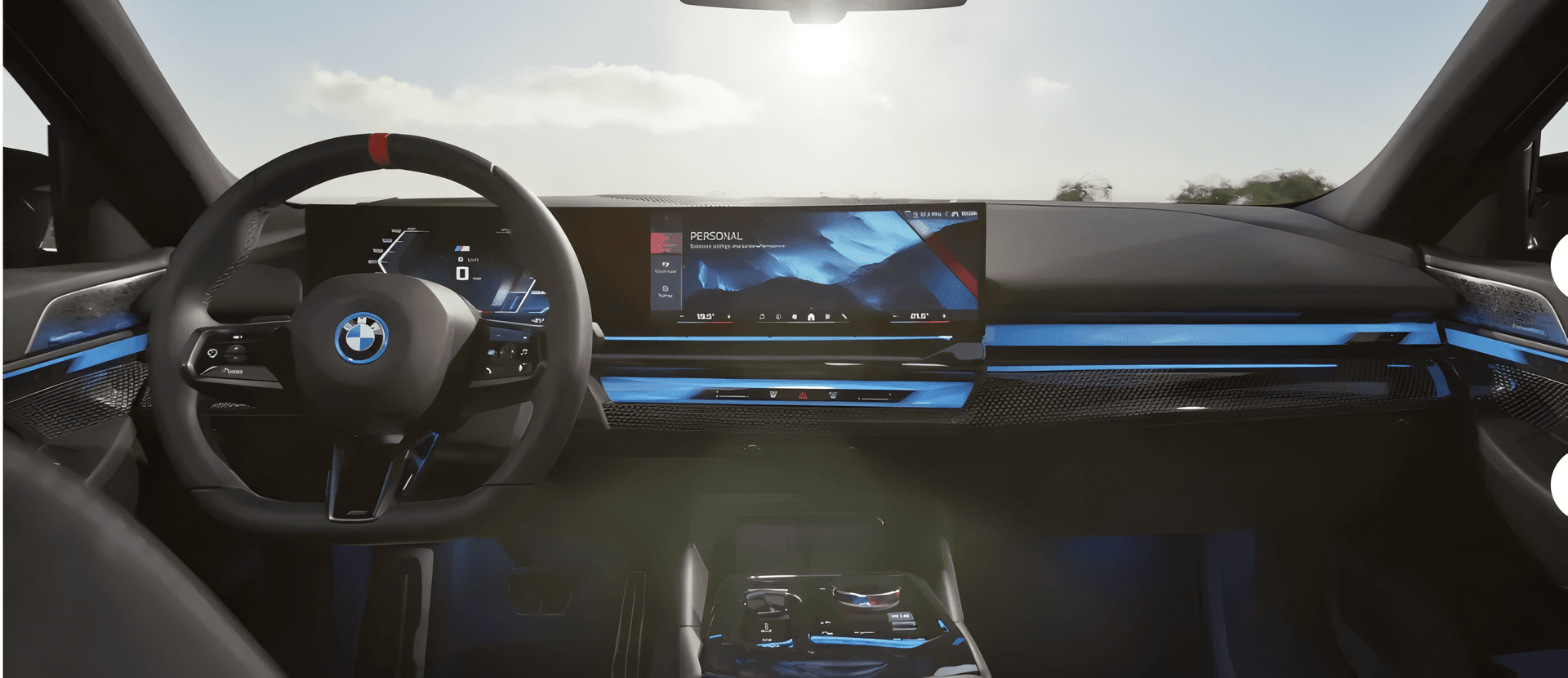 BMW iX Electric Touch Screen View