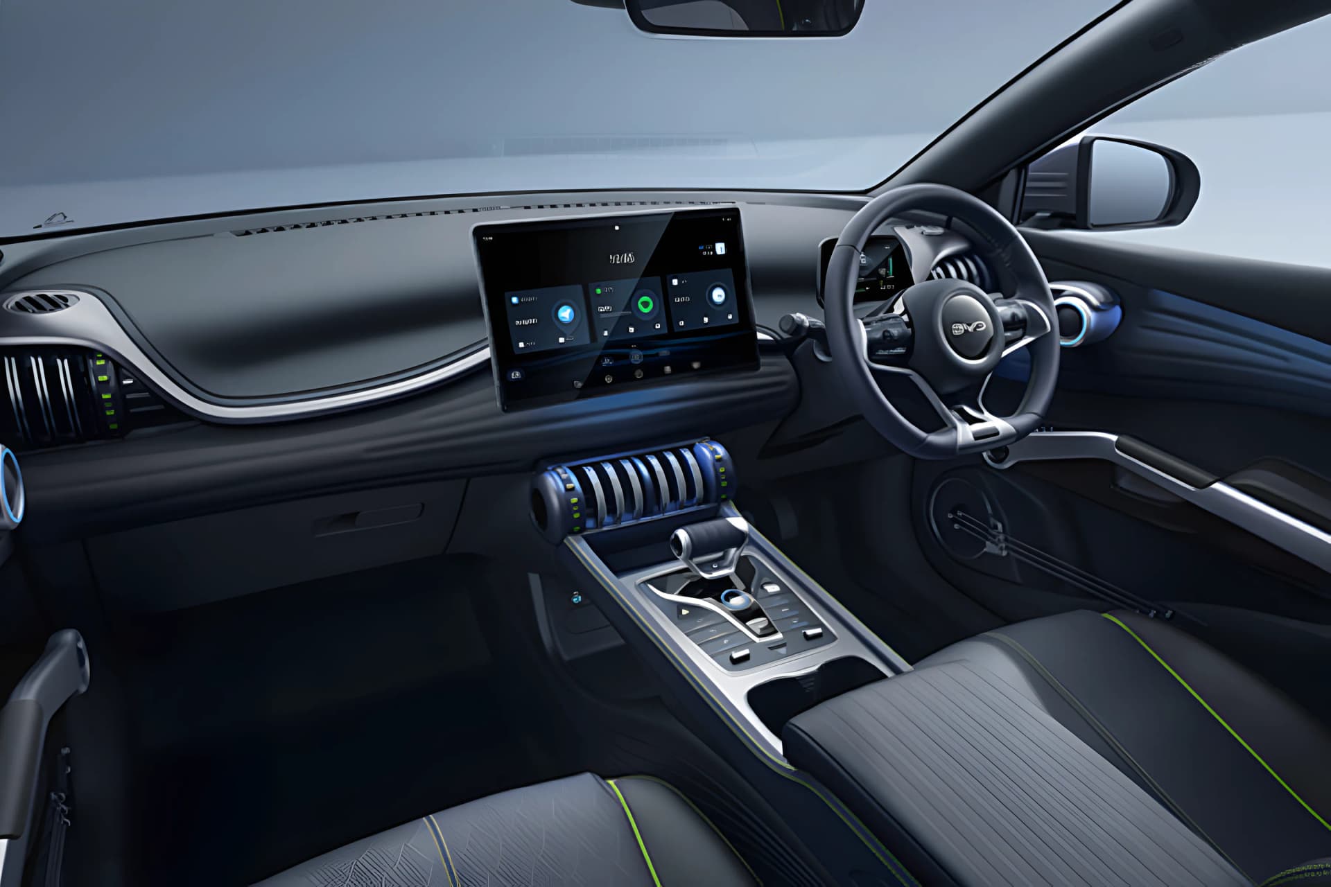 BYD Atto3 EV Dashboard View