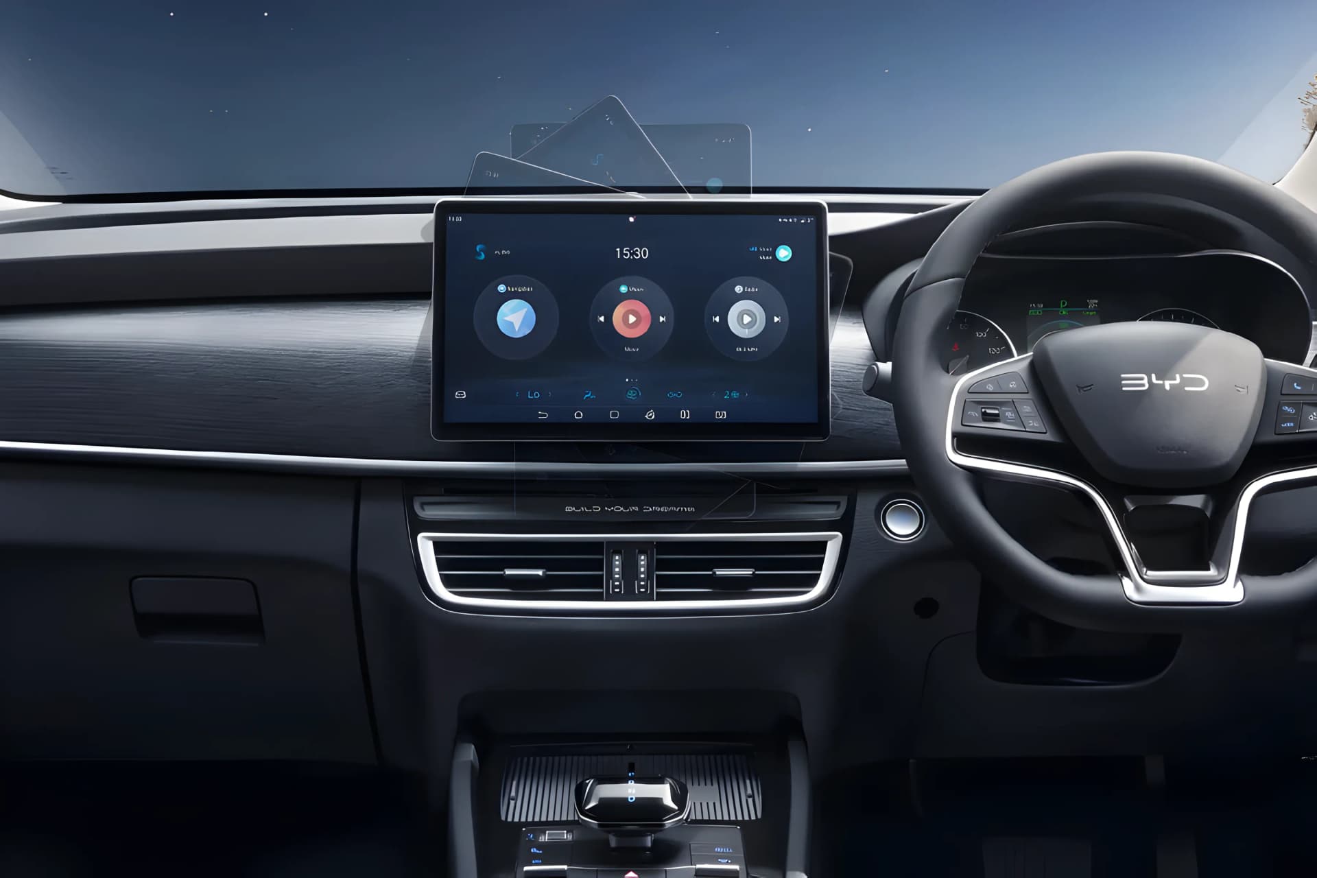 BYD eMax 7 Electric Touch Screen View