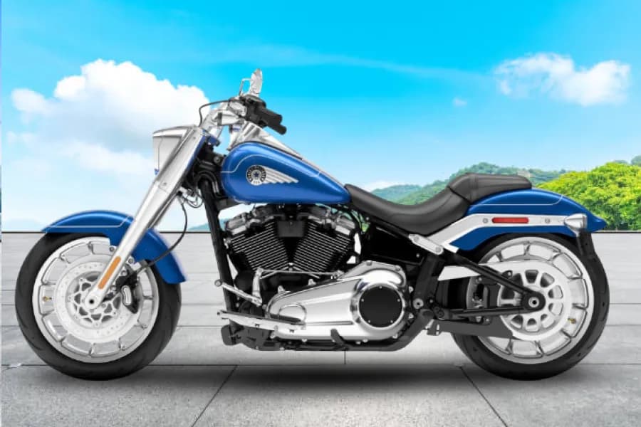 Harley Davidson Fat Boy Left Side View