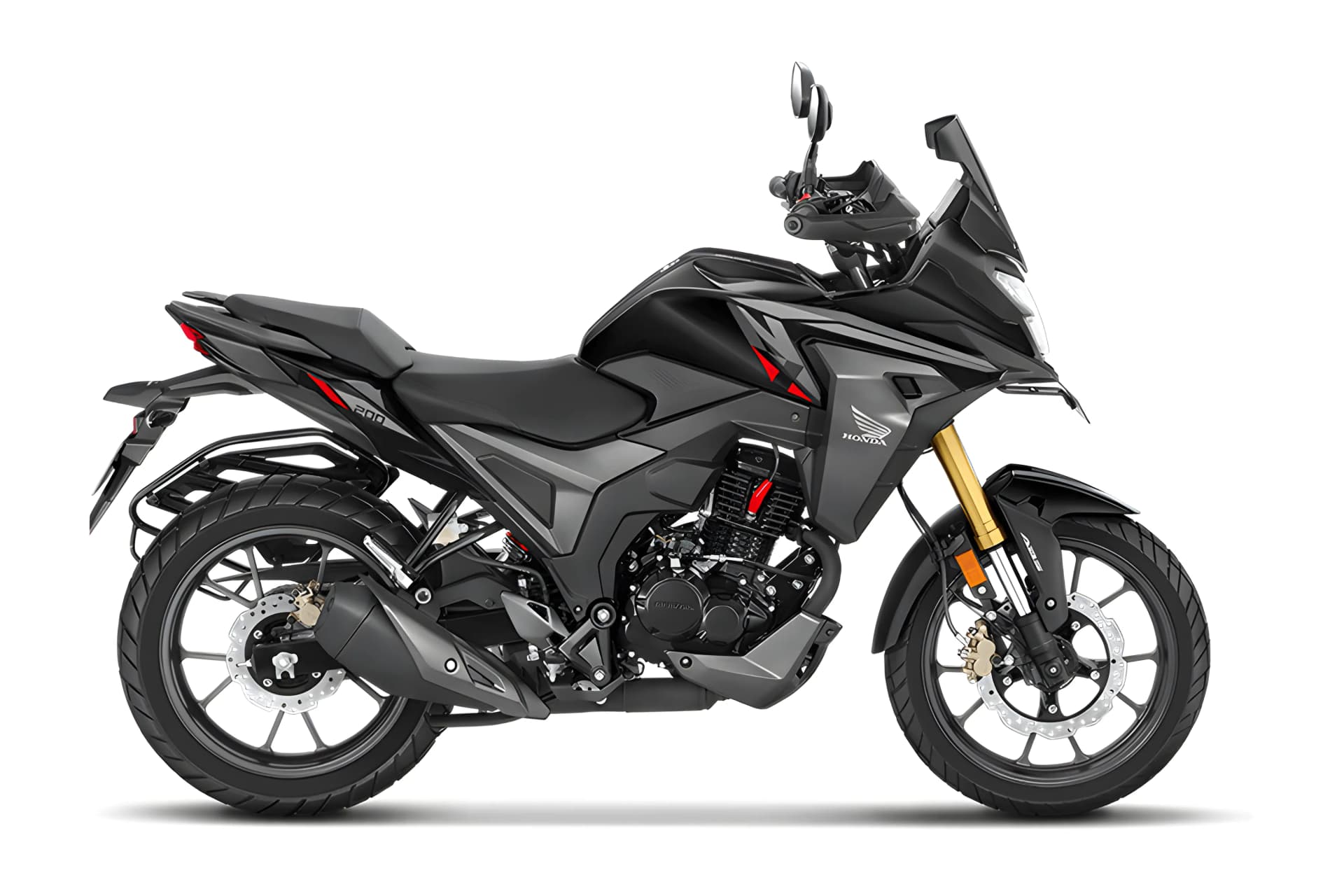 Honda NX 200 Pearl Igneous Black color