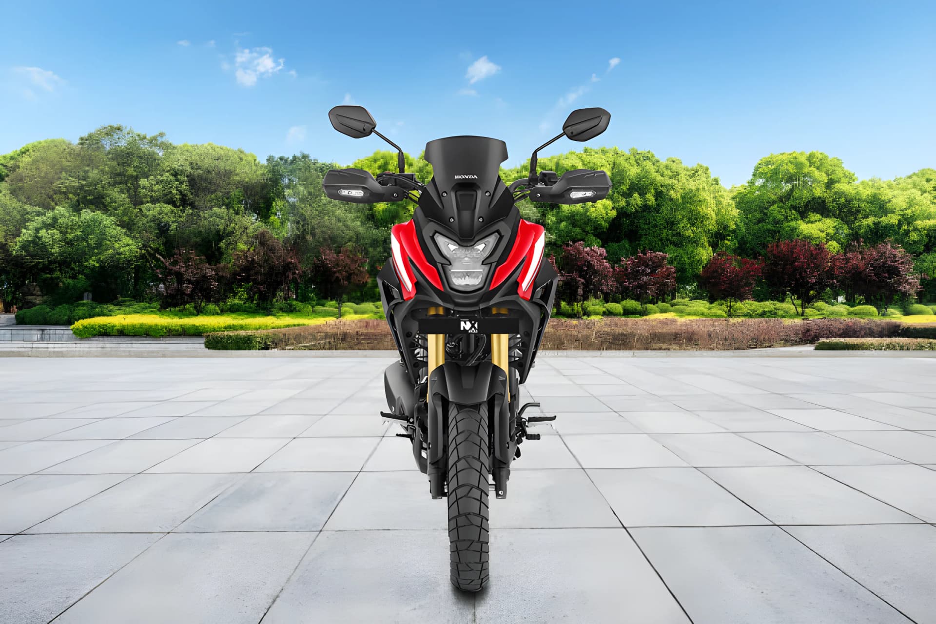 Honda NX 200 Front Images