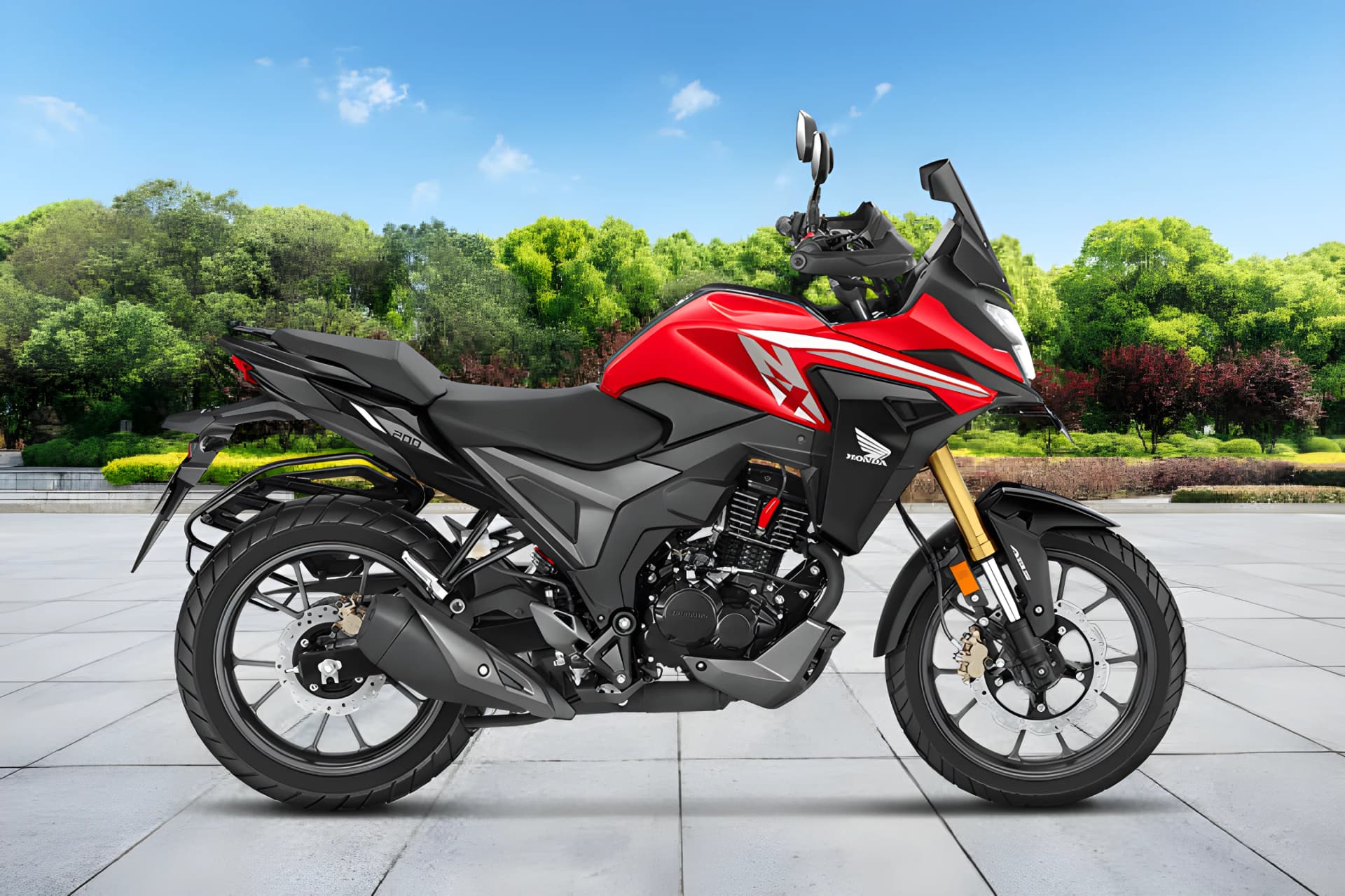 Honda NX 200 Right Side View