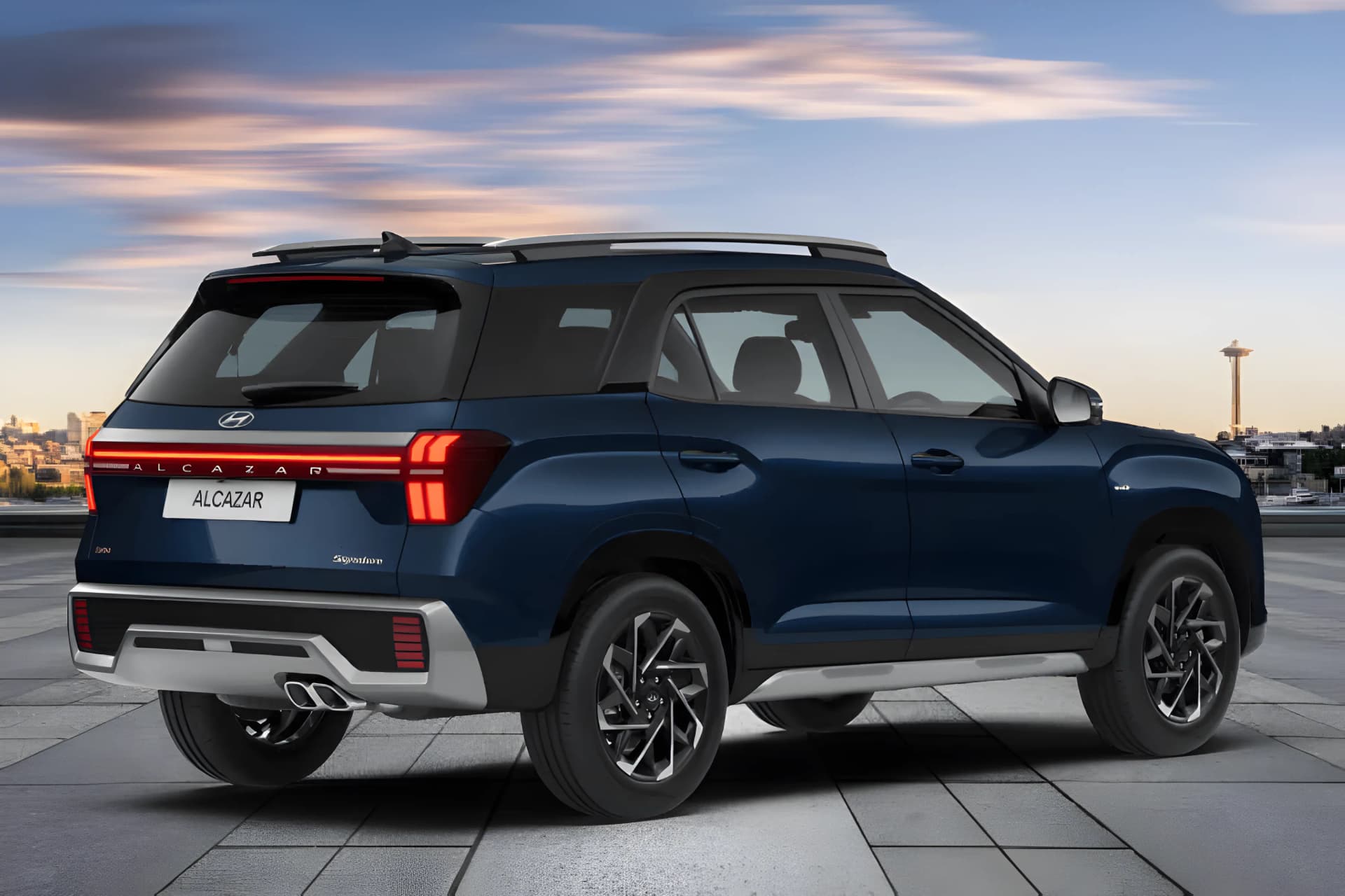 Hyundai Alcazar Rear Right Side View