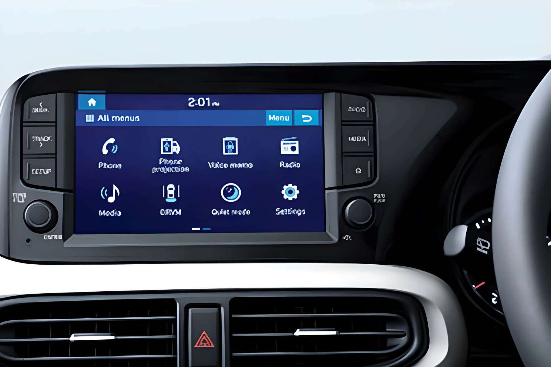 Hyundai Grand i10 Nios Touchscreen Infotainment system View