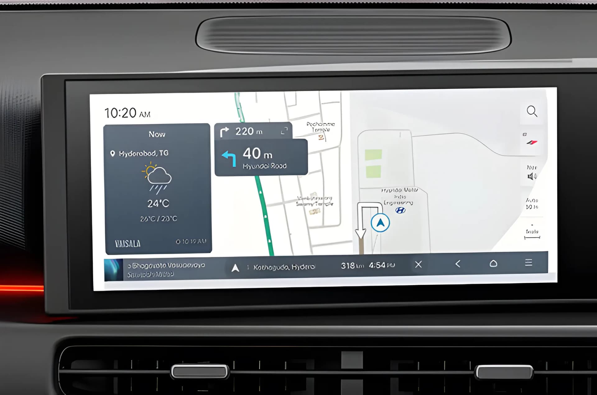 Hyundai Venue N Line Infontainment System View