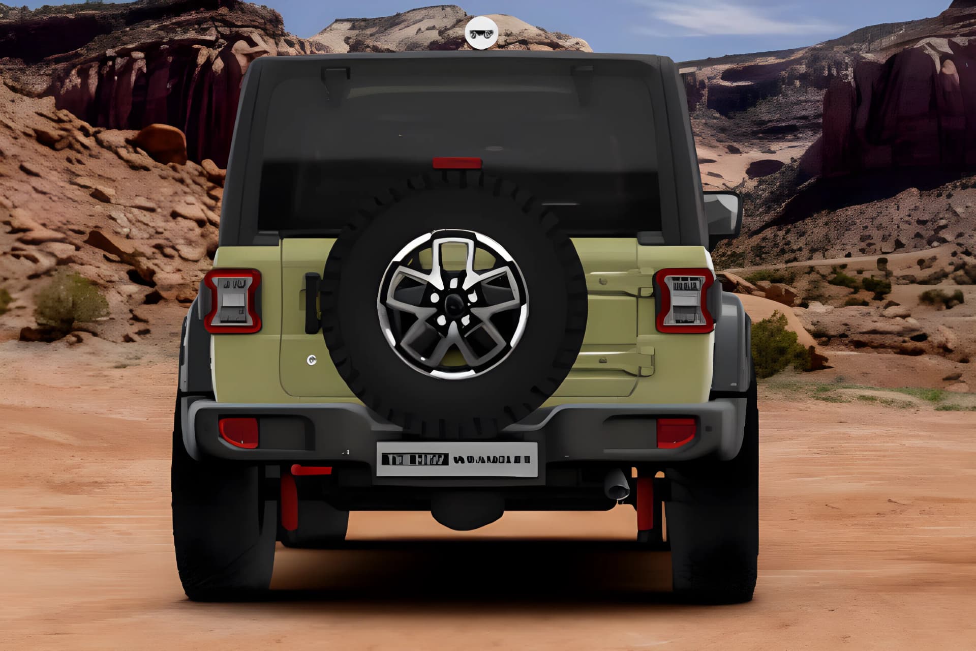 Jeep Wrangler Rear View