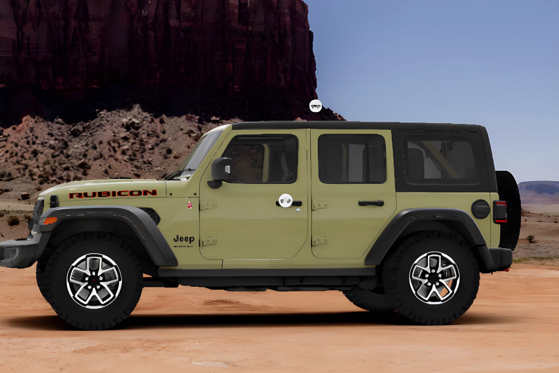 Jeep Wrangler Left Side View