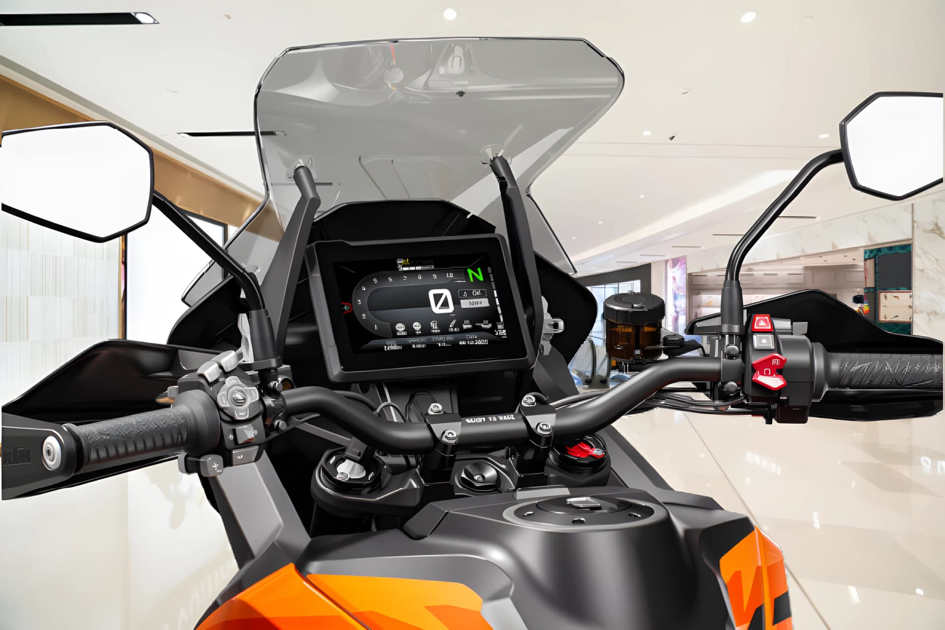 KTM 1290 Super Adventure S Mirror View