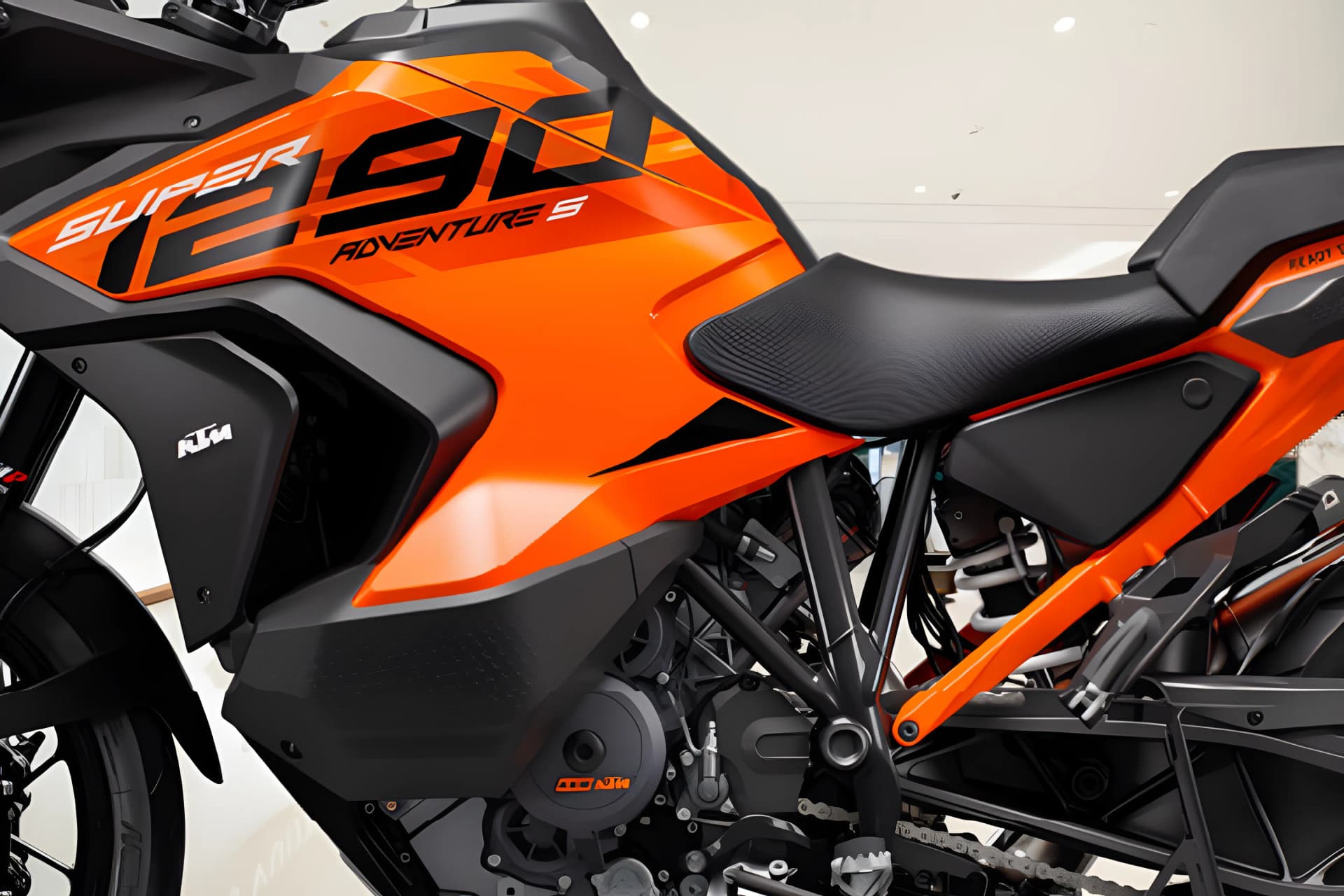 KTM 1290 Super Adventure S Fuel Tank View