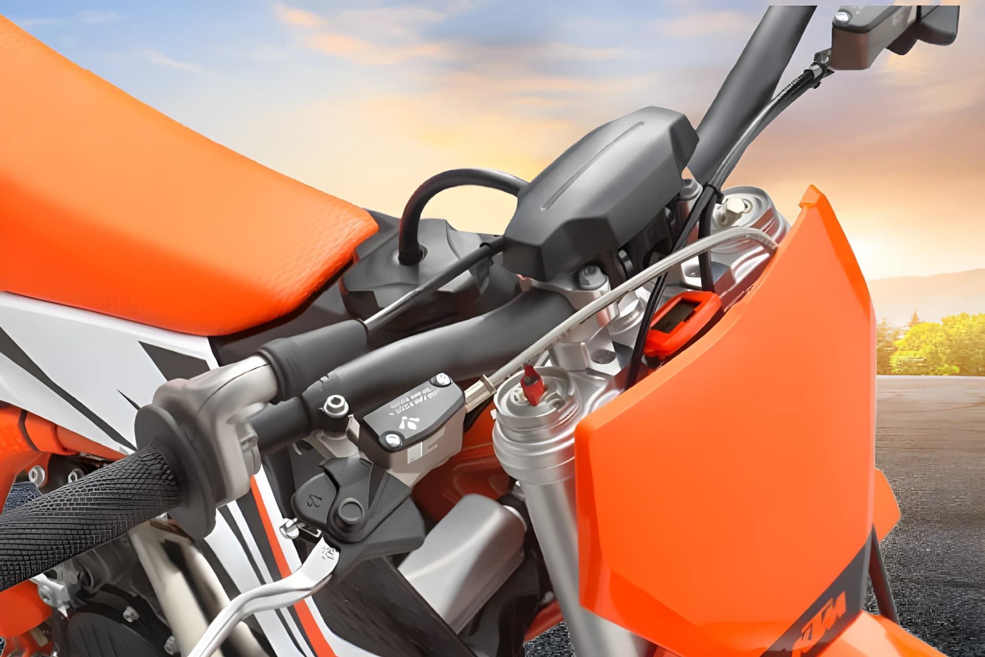 KTM 65 SX Handlebar View