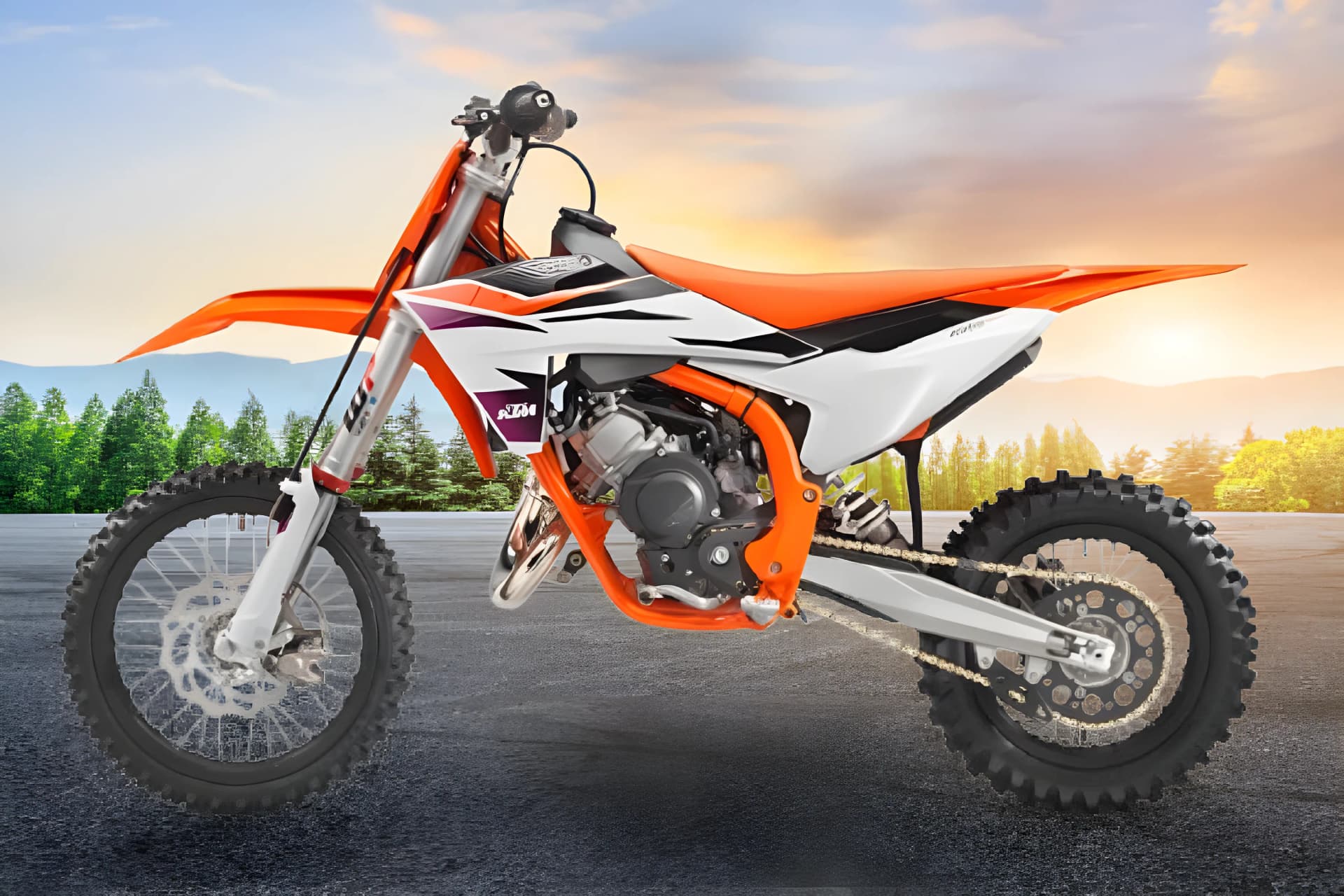 KTM 65 SX Left Side View