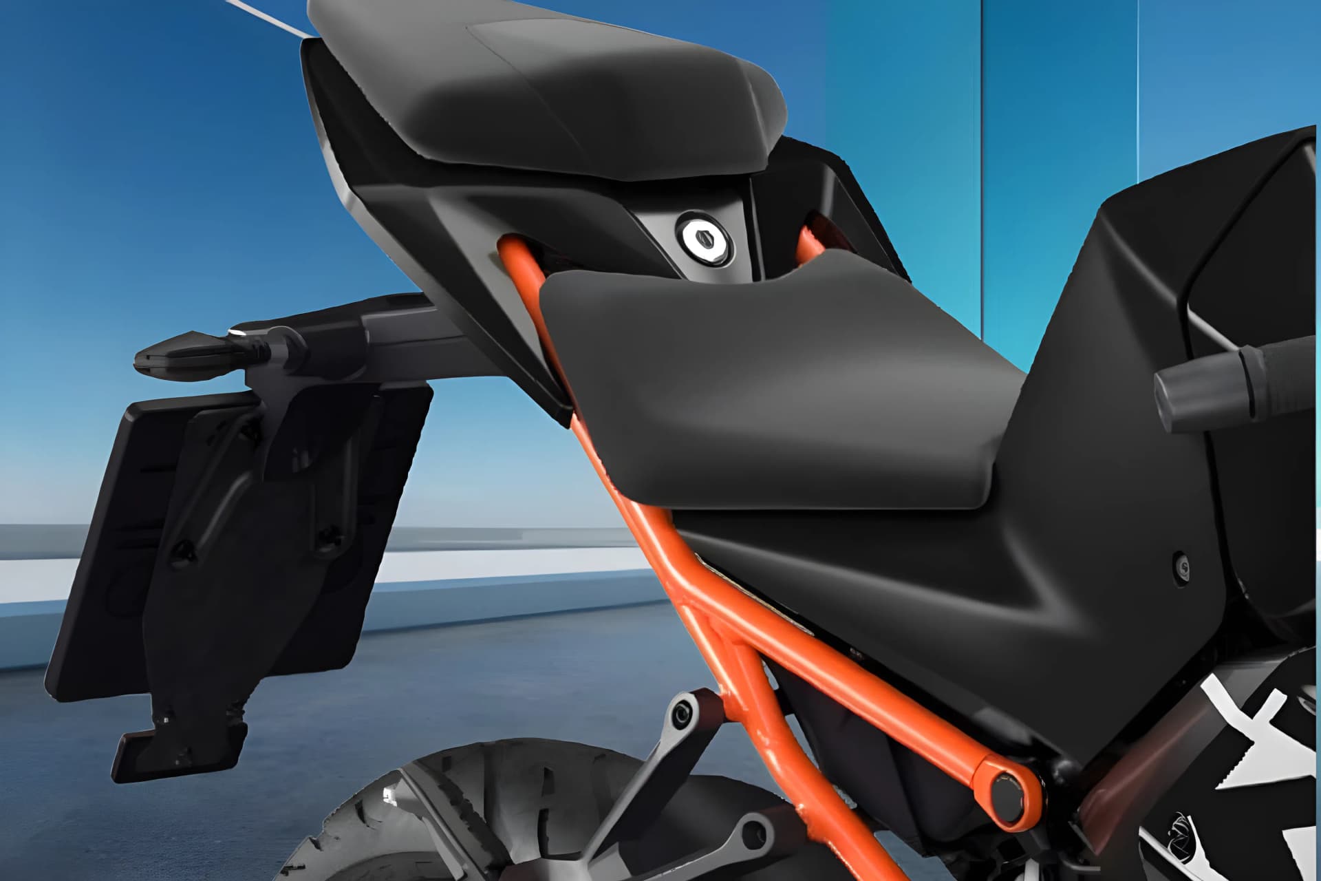 KTM RC 200 Seat View