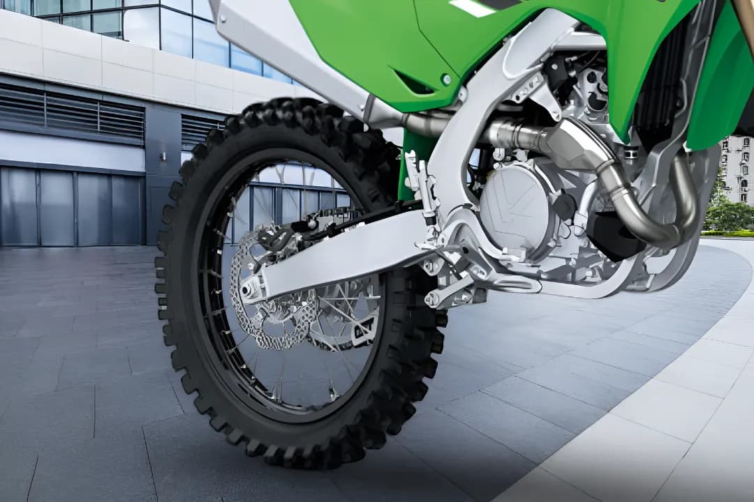 Kawasaki KX450 Rear Wheel View