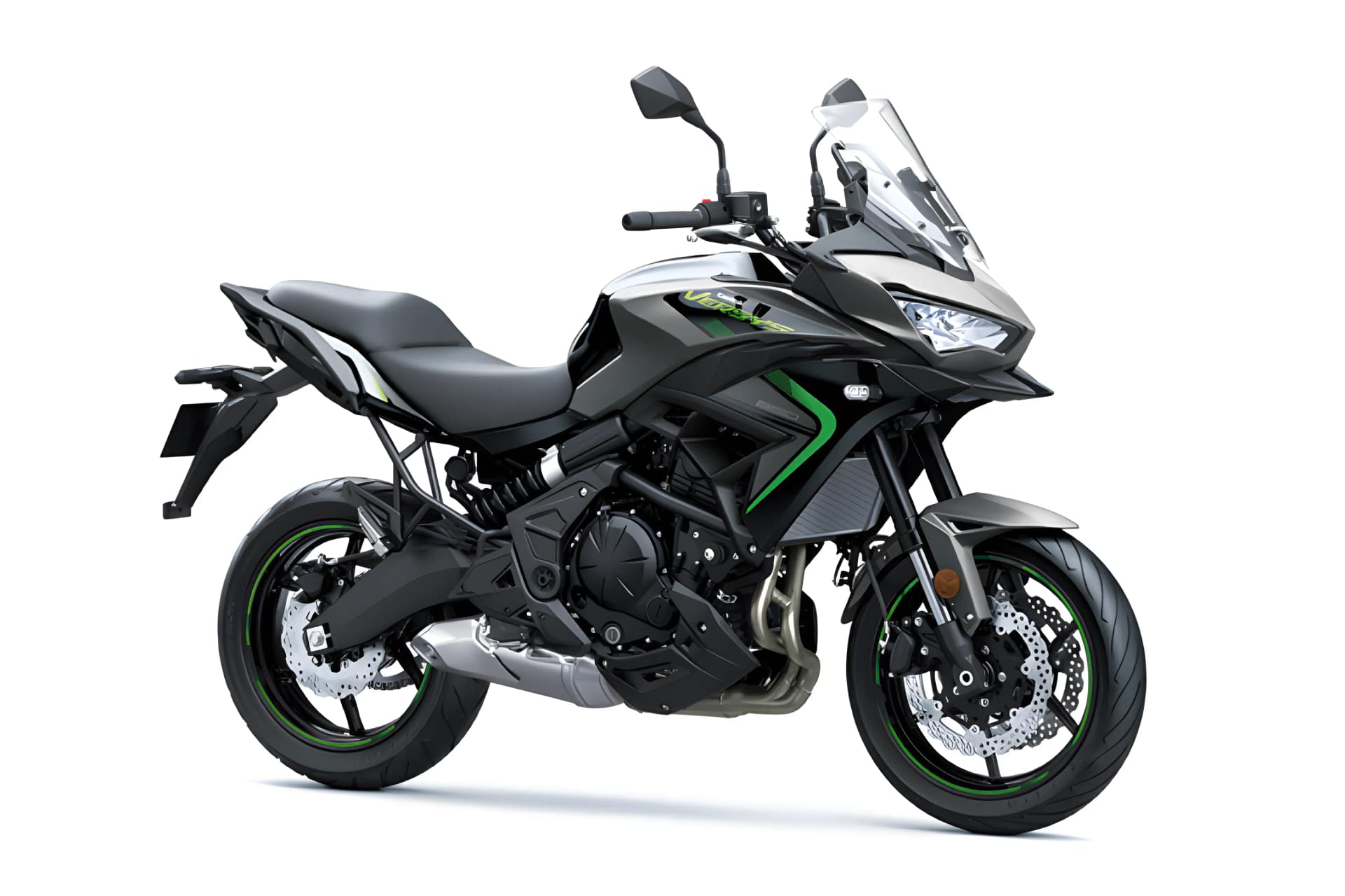Kawasaki Versys 650 Metallic Matte Graphenesteel Gray color