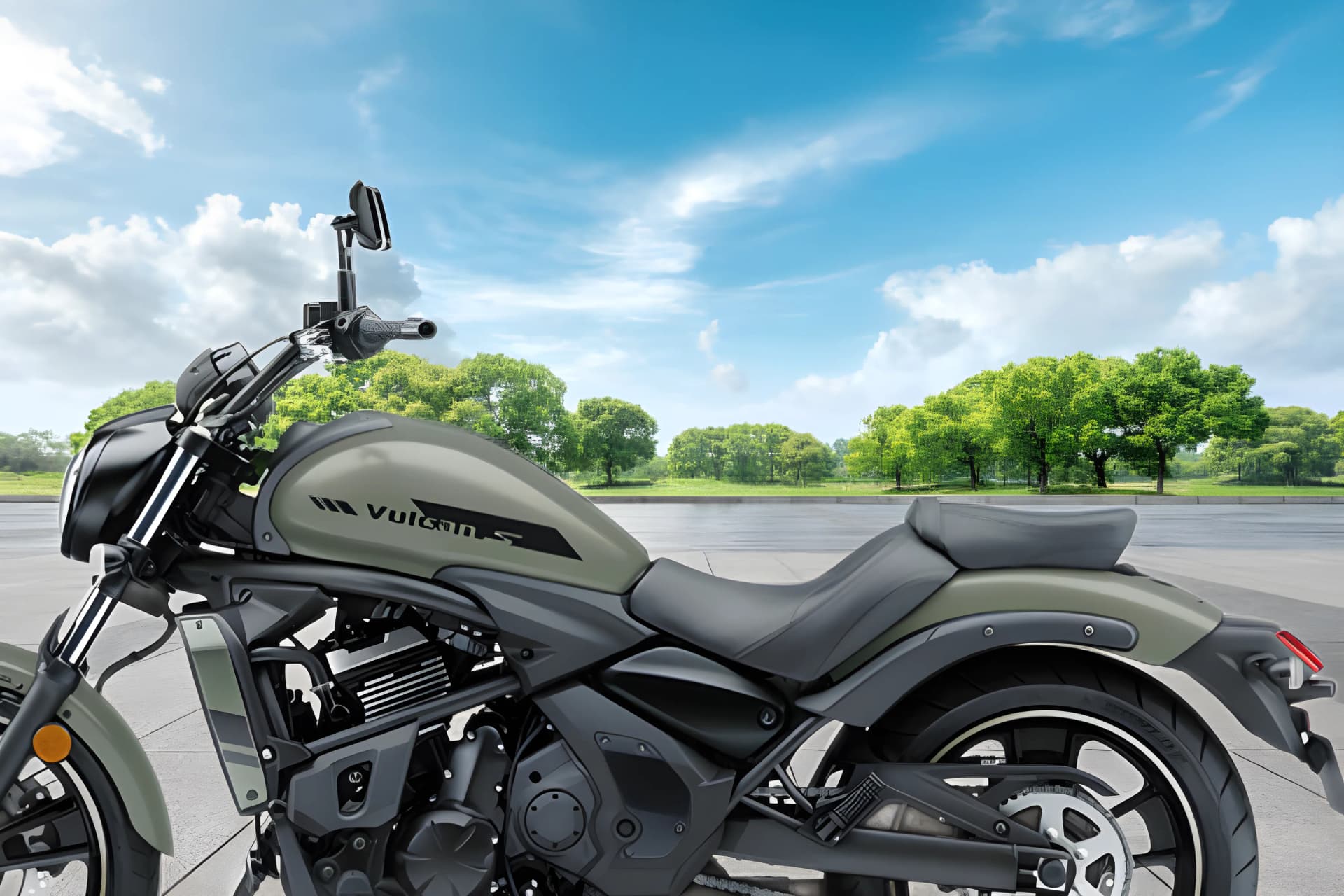 Kawasaki Vulcan S Seat View