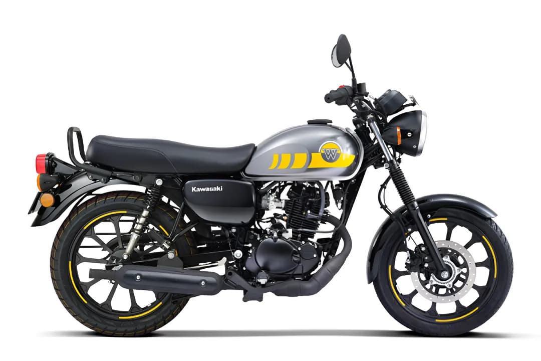 Kawasaki W Metallic Moondust Gray color