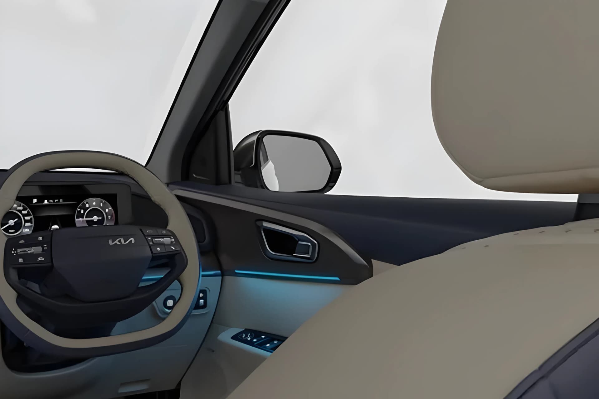 Kia Carens Clavis Steering Wheel View