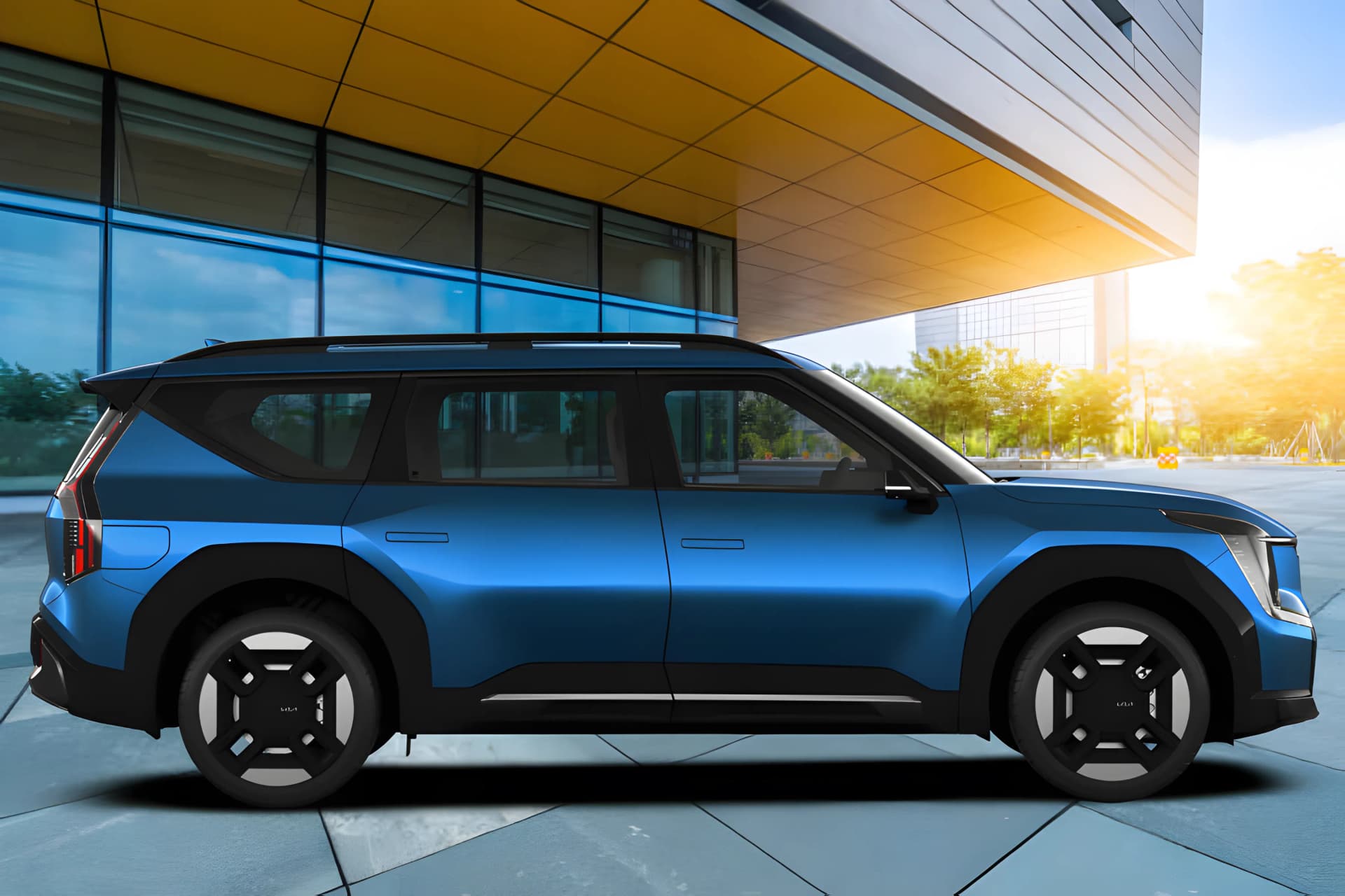 Kia EV9 EV Right Side View
