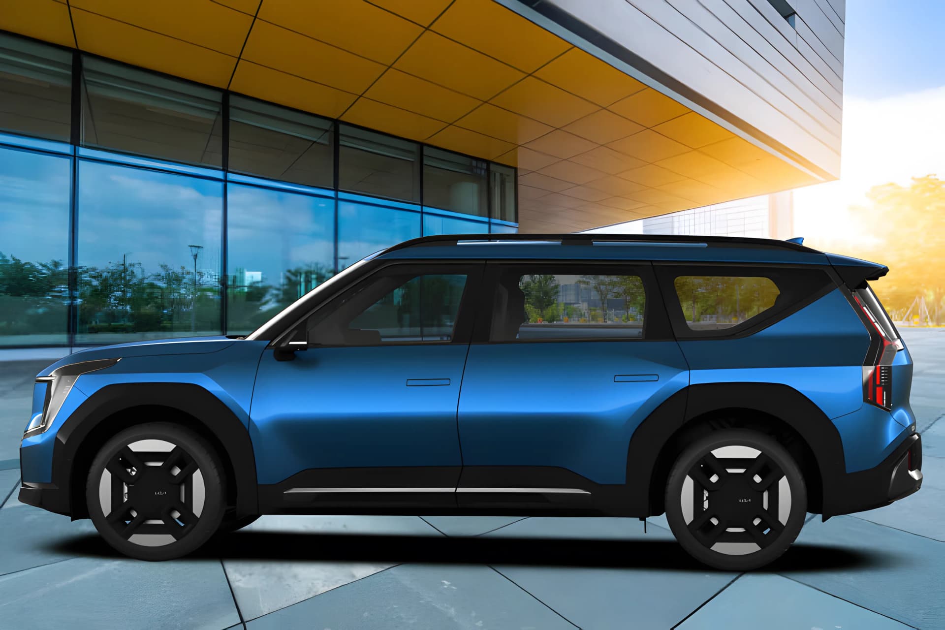 Kia EV9 EV Left Side View